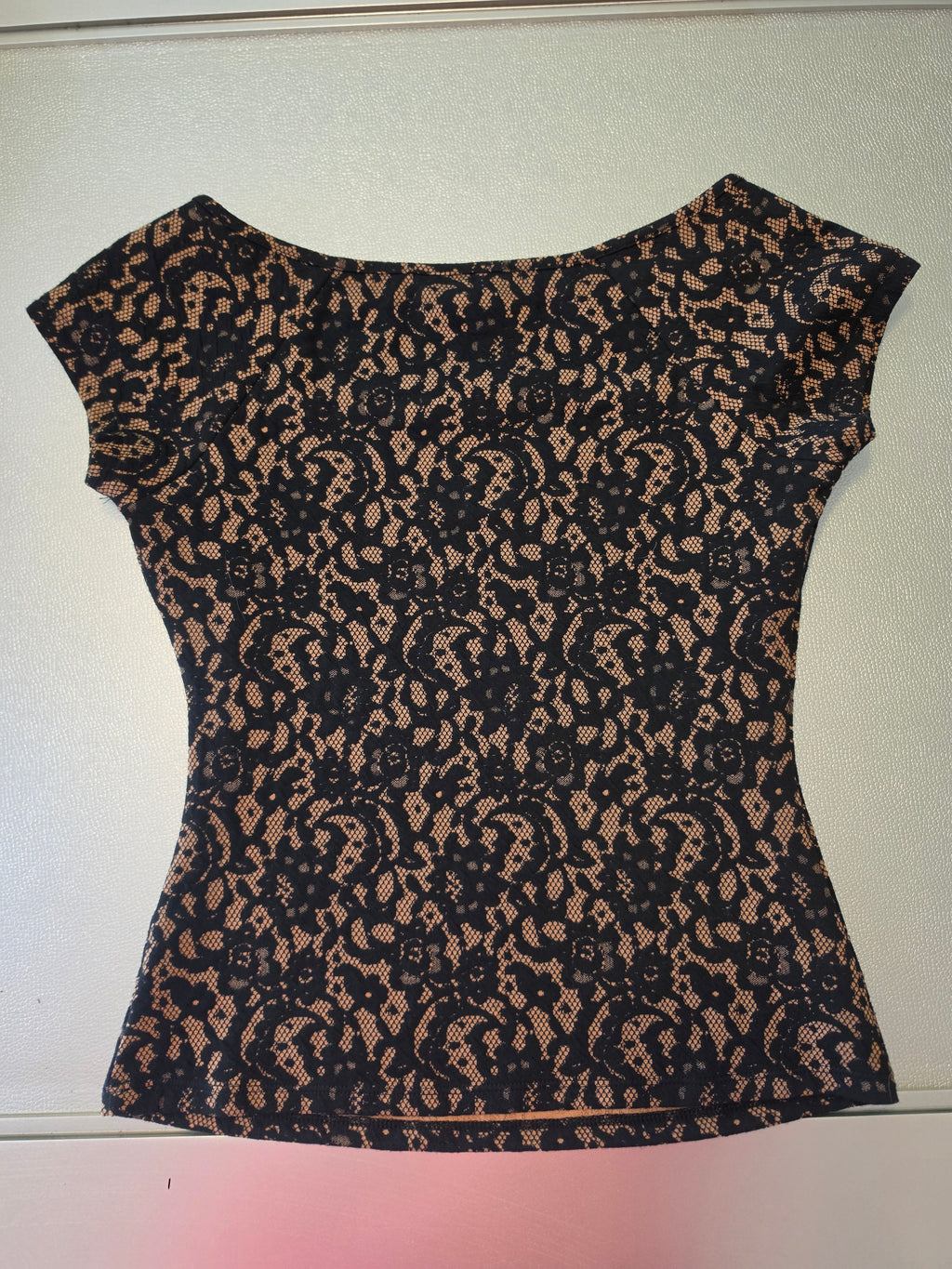 The Midnight Lace Cap Sleeve Top — Michael Kors