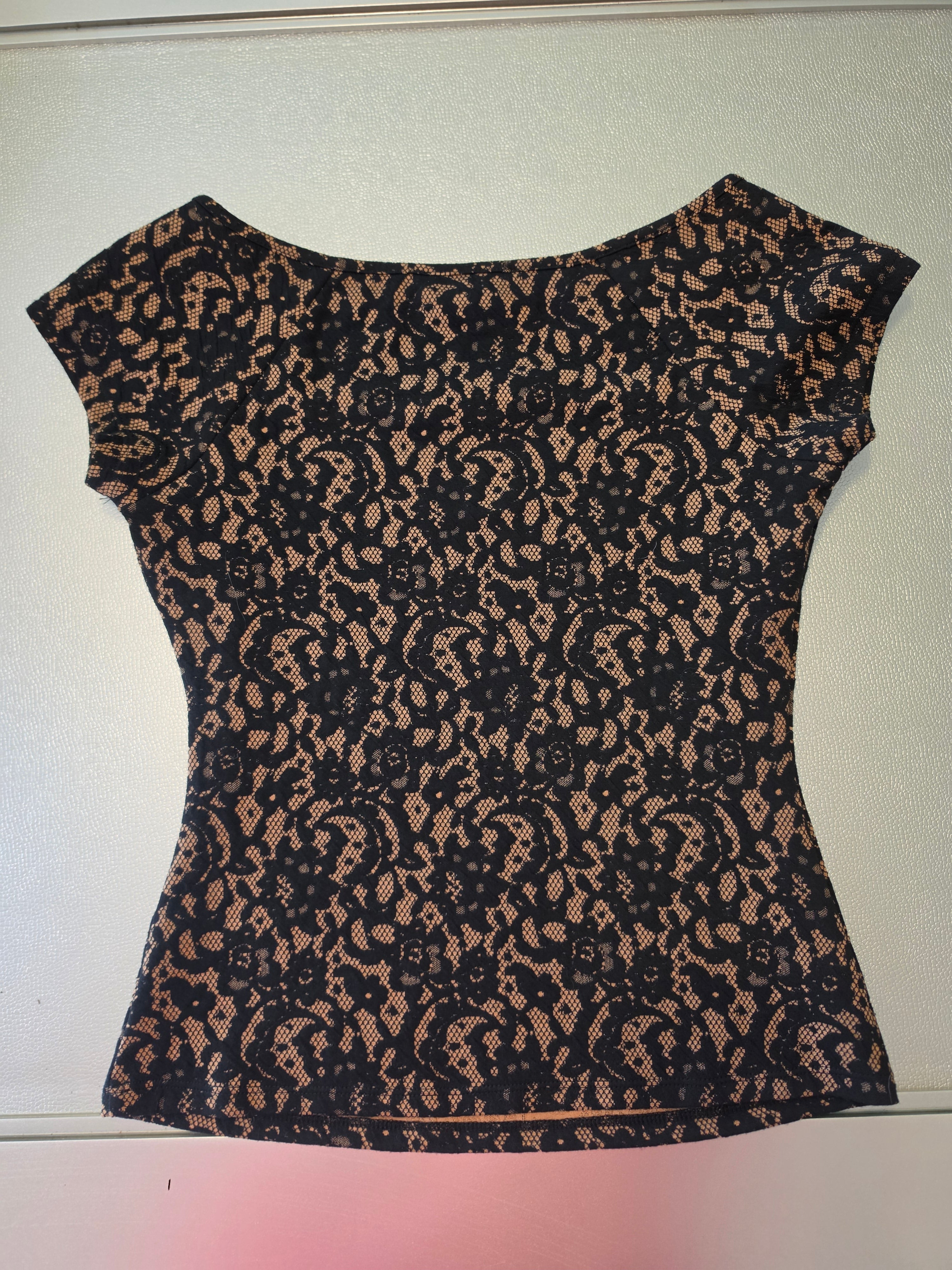The Midnight Lace Cap Sleeve Top — Michael Kors