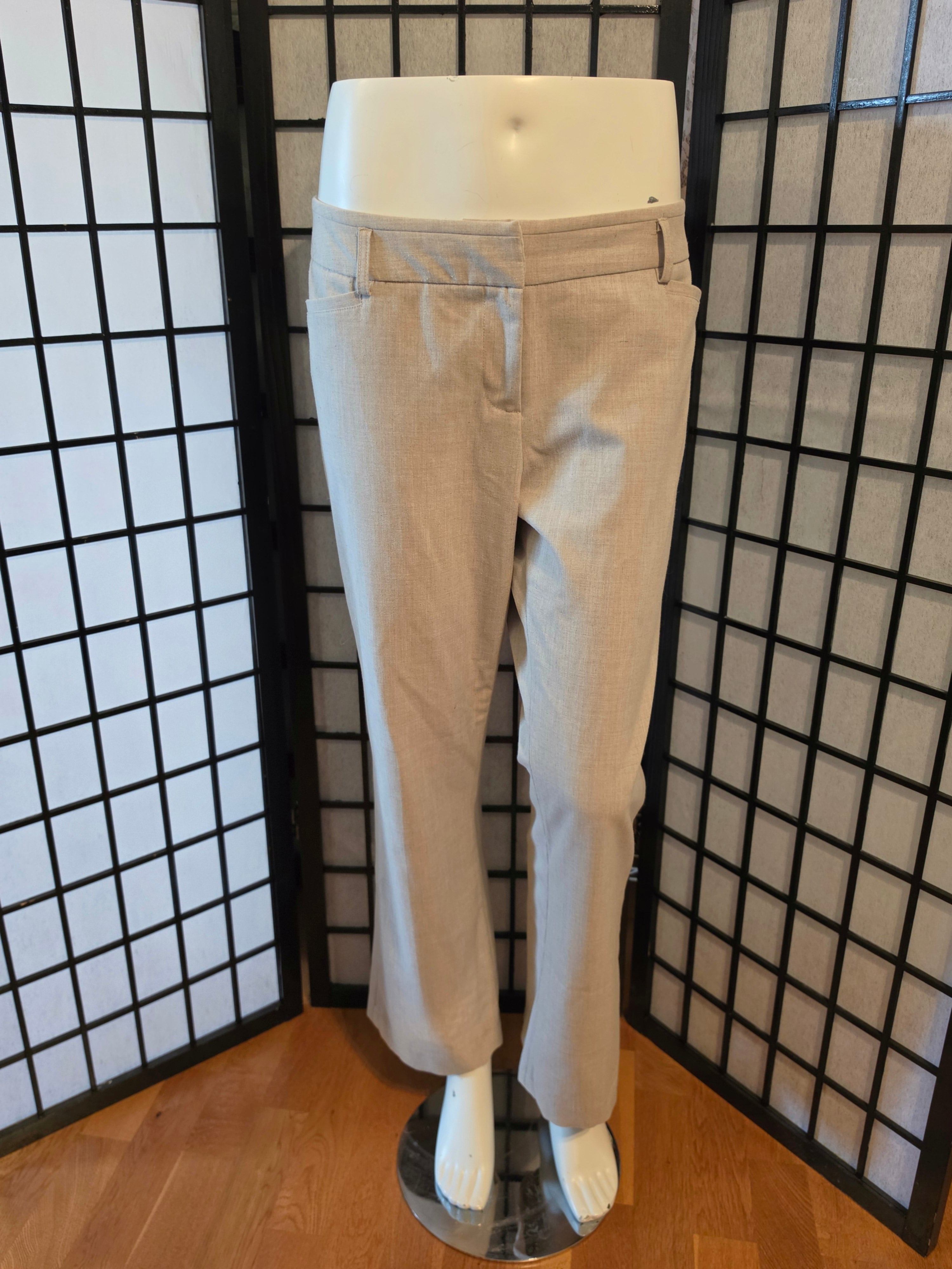 Timelessly Tailored Champagne Trousers