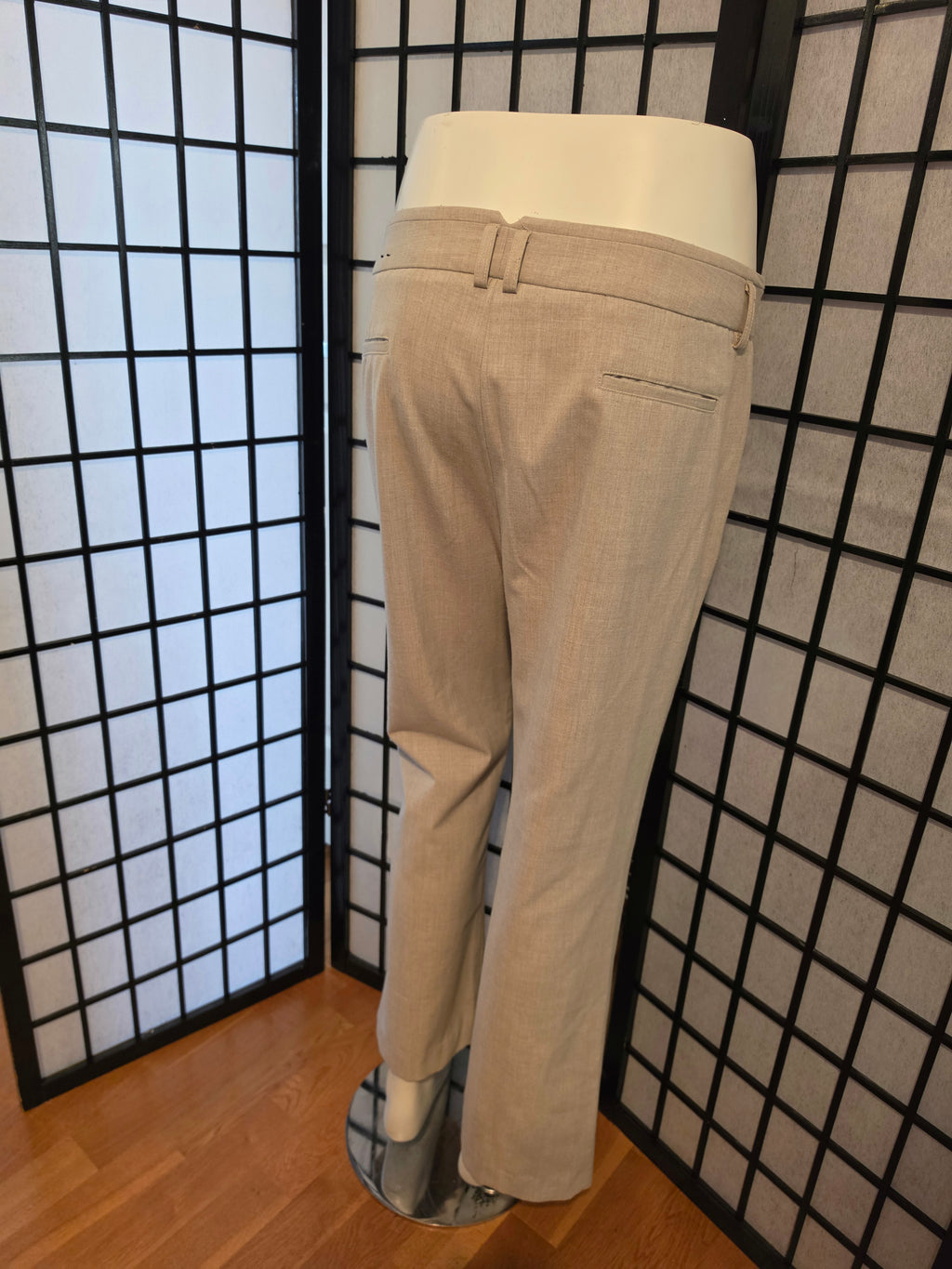 Timelessly Tailored Champagne Trousers