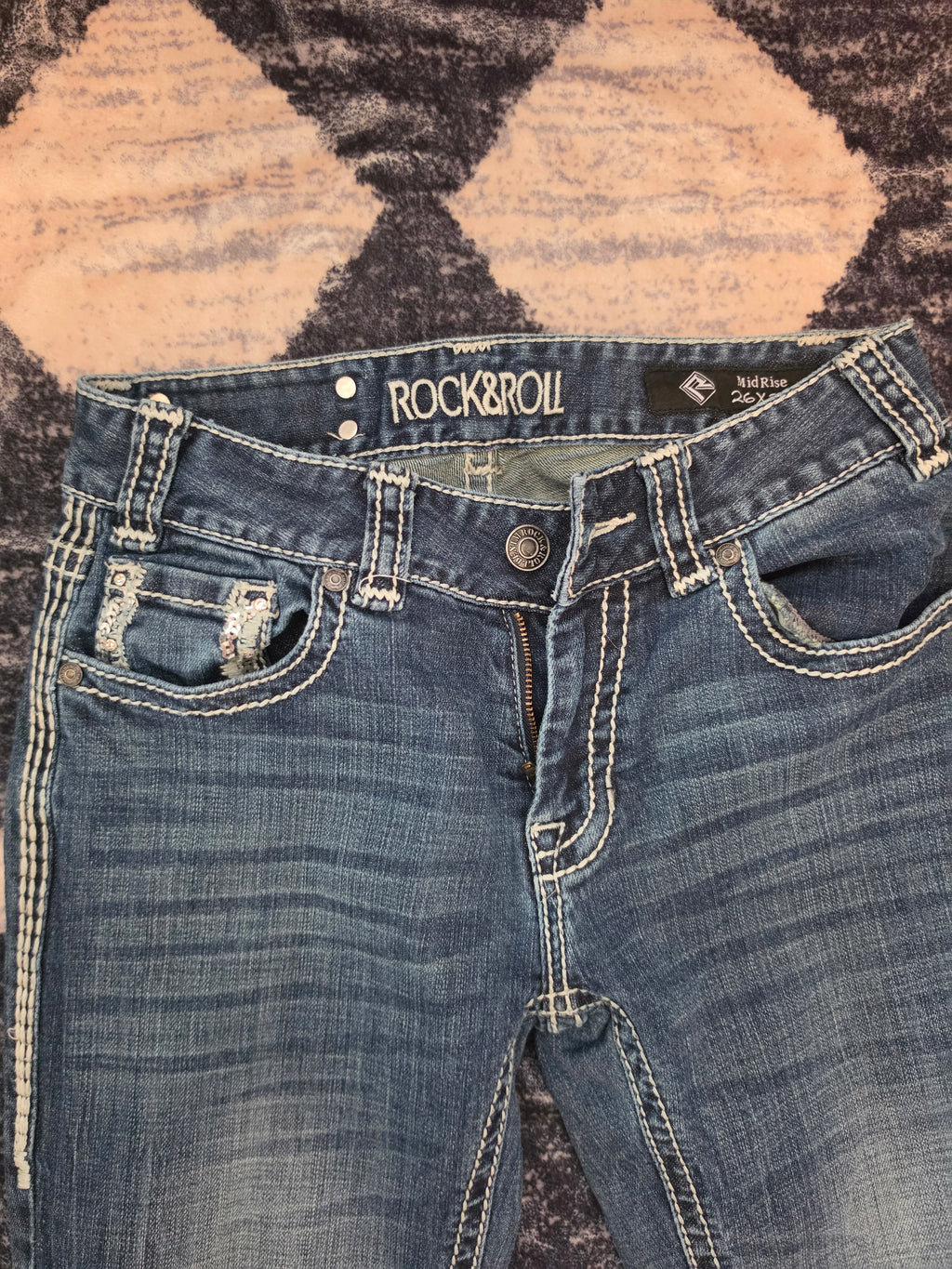 Wildly Stitched Western Jeans