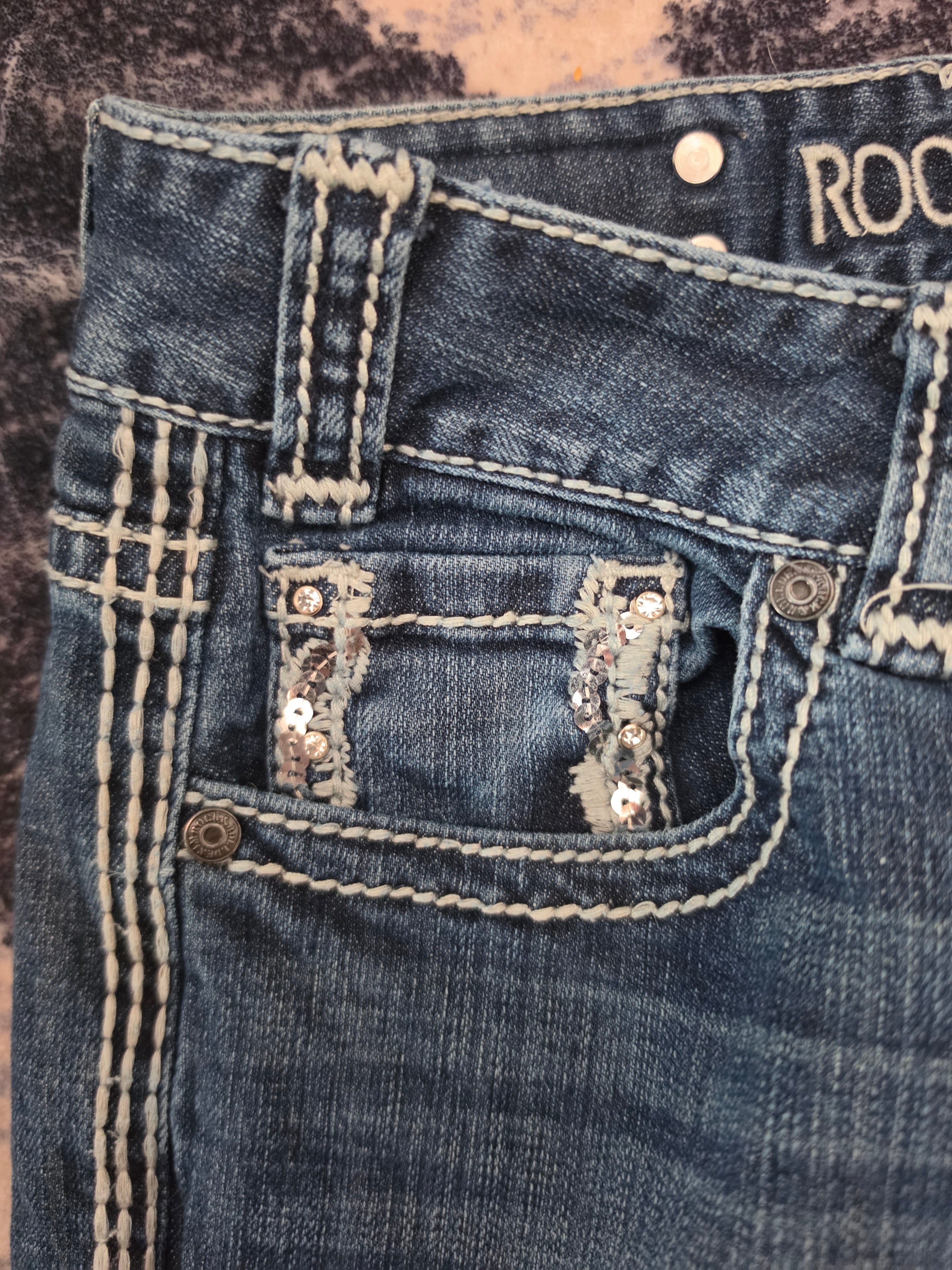 Wildly Stitched Western Jeans