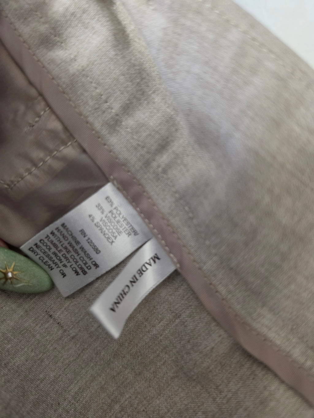 Timelessly Tailored Champagne Trousers