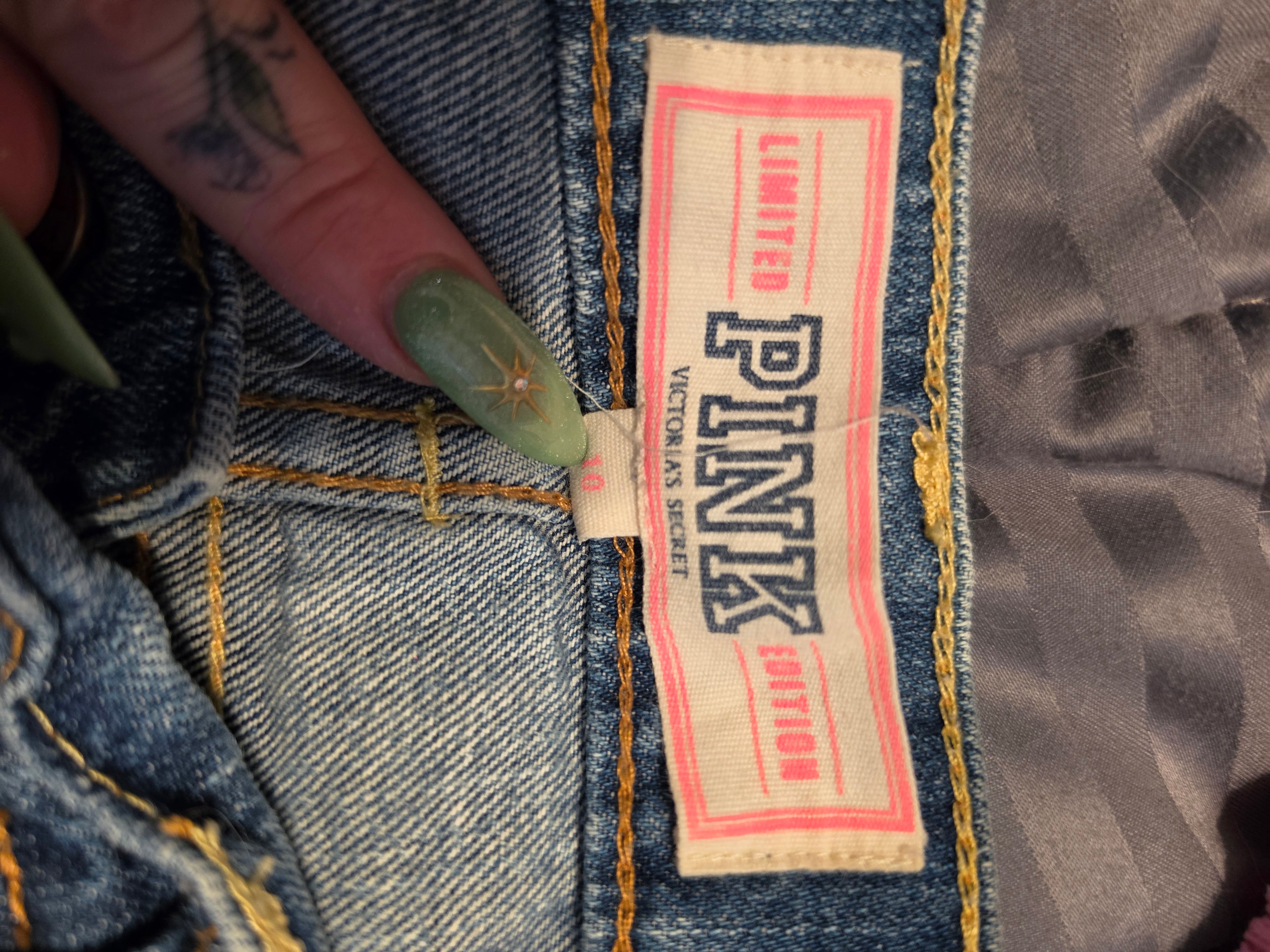 Rebelliously Distressed Denim Jeans