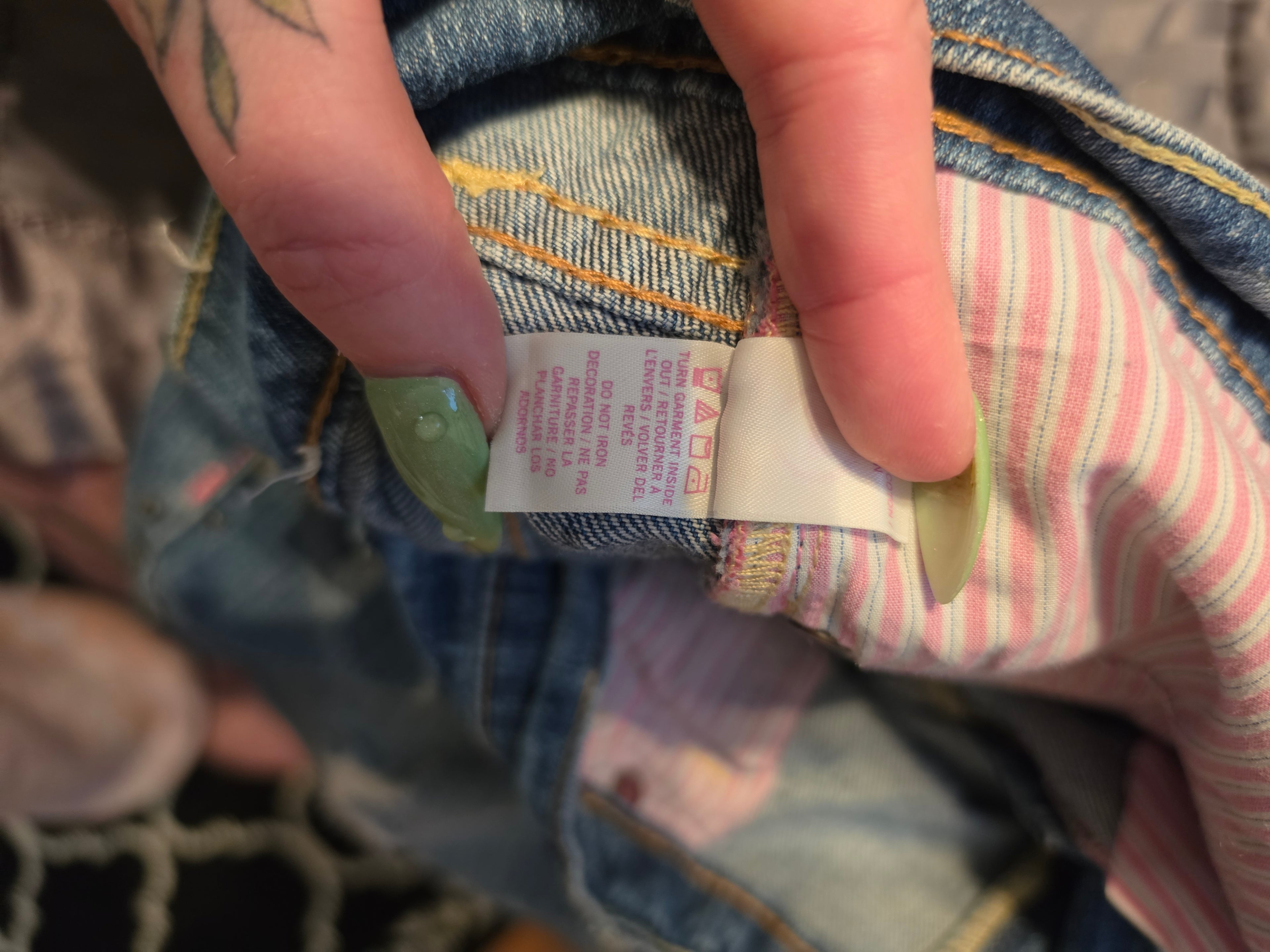 Rebelliously Distressed Denim Jeans