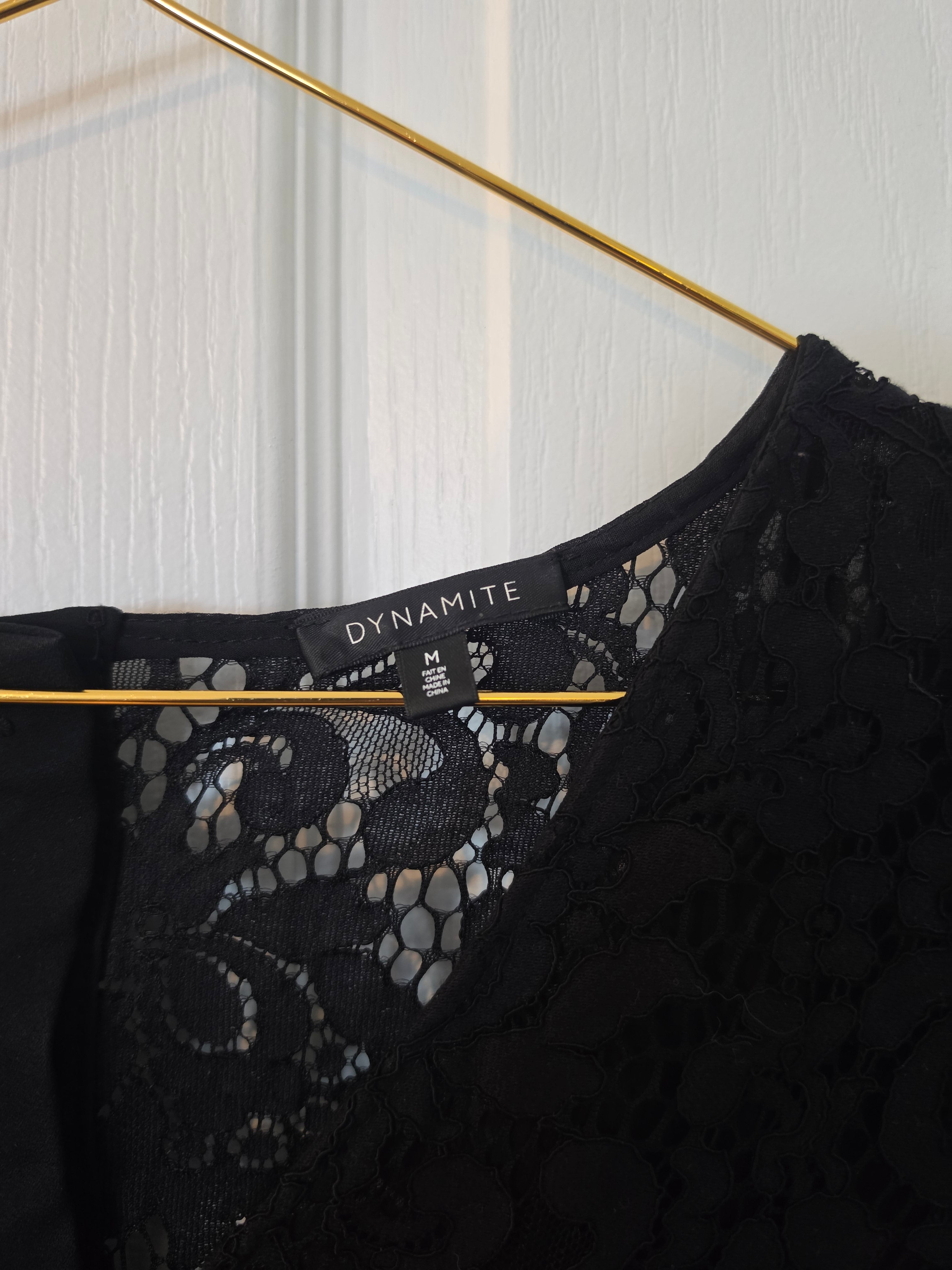 Midnight Whisper Lace Top