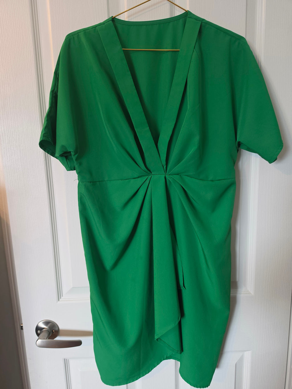 Emerald Twist Dress