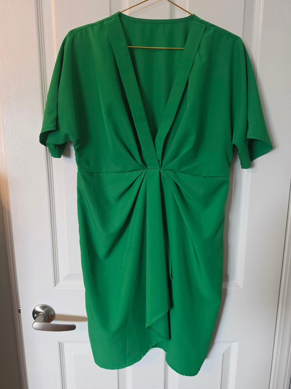 Emerald Twist Dress