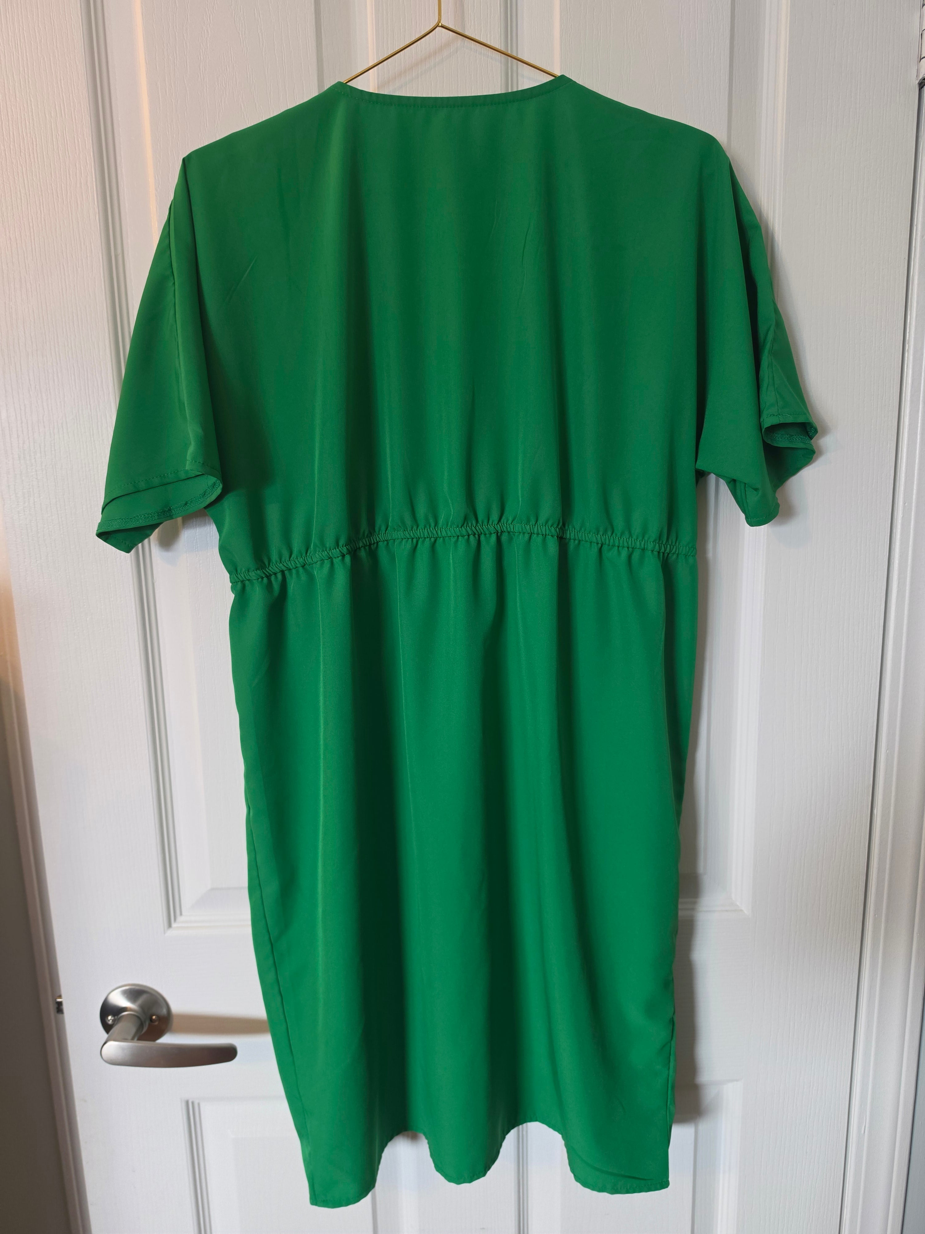 Emerald Twist Dress