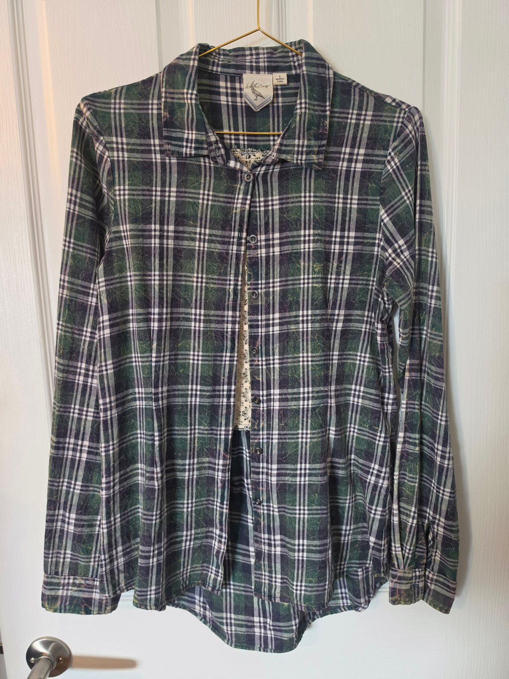 Forest Lace Flannel Shirt