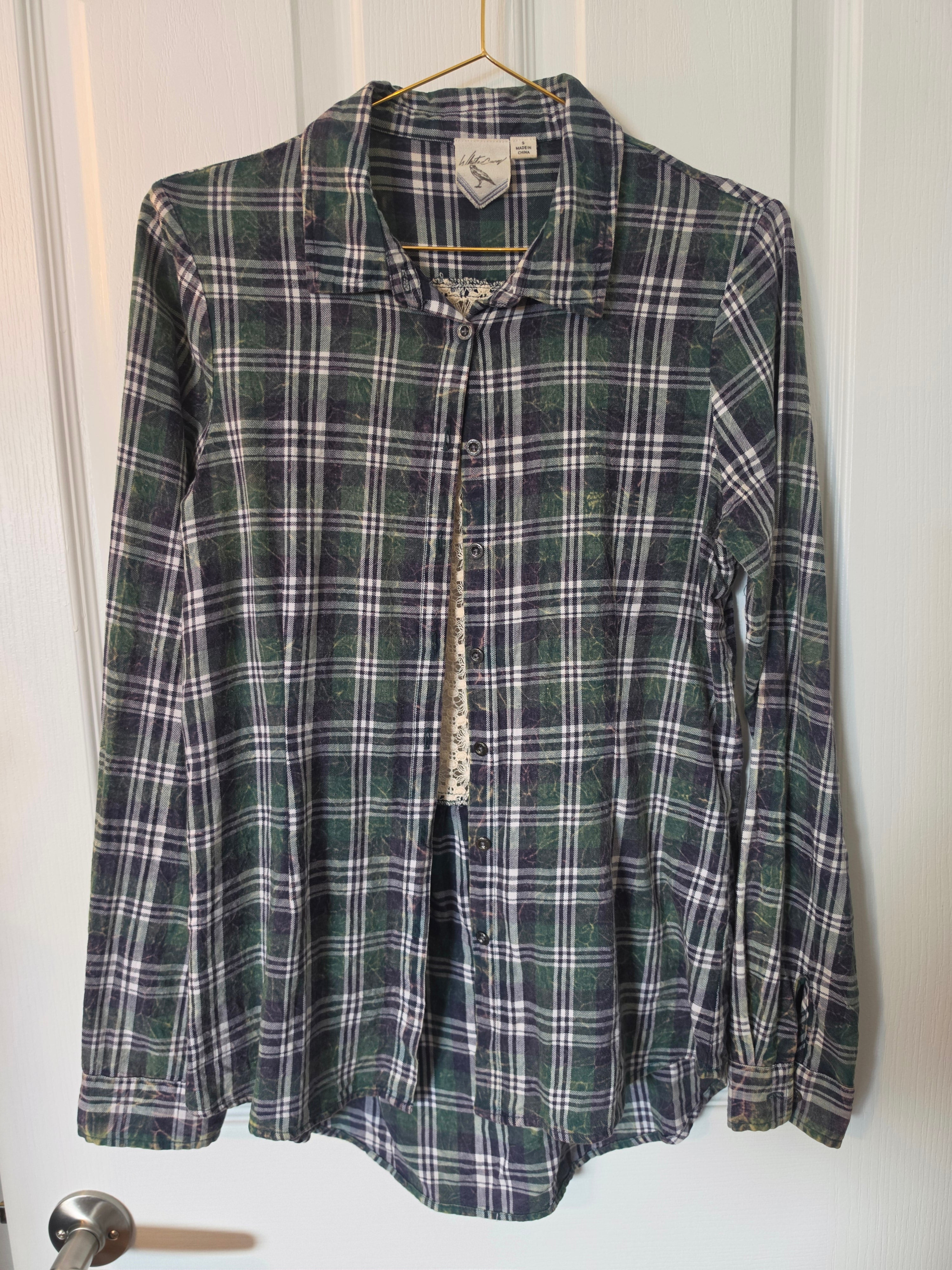 Forest Lace Flannel Shirt