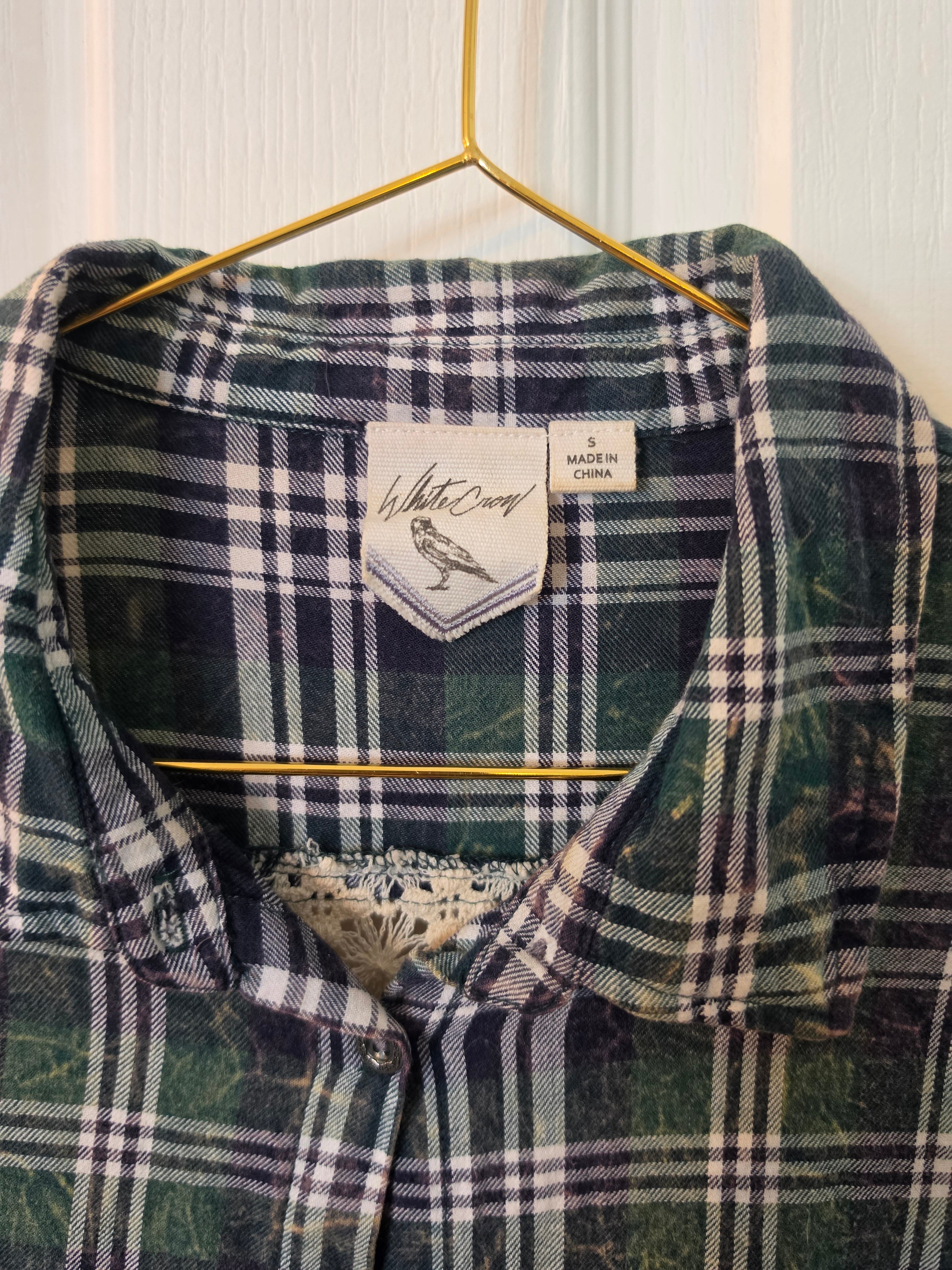 Forest Lace Flannel Shirt