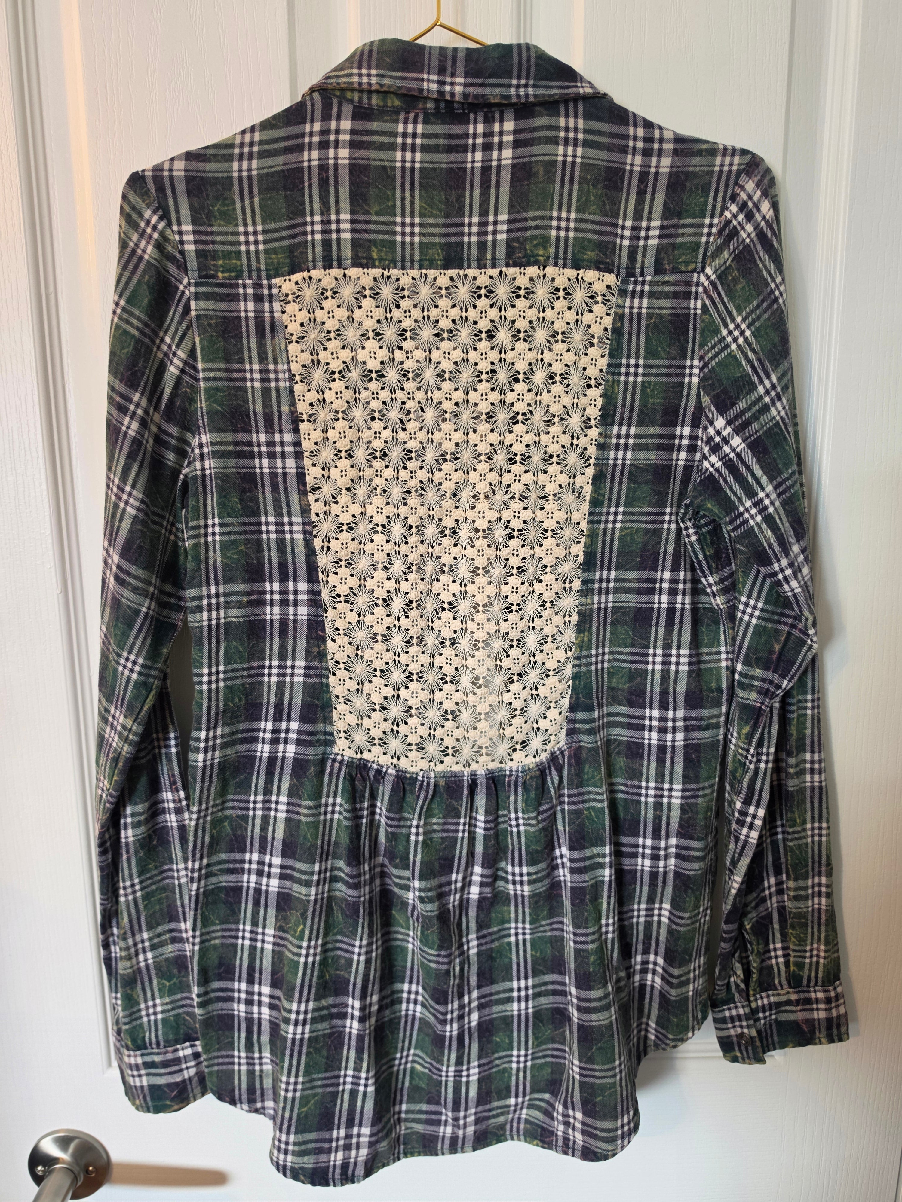 Forest Lace Flannel Shirt