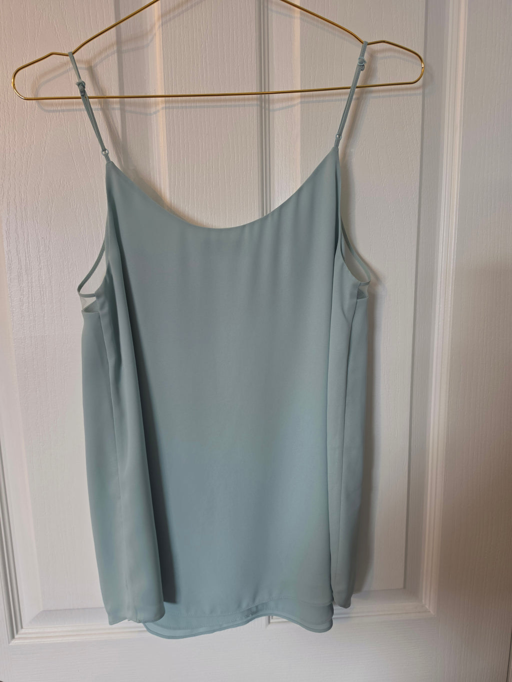 Icy Sage Pleated Camisole