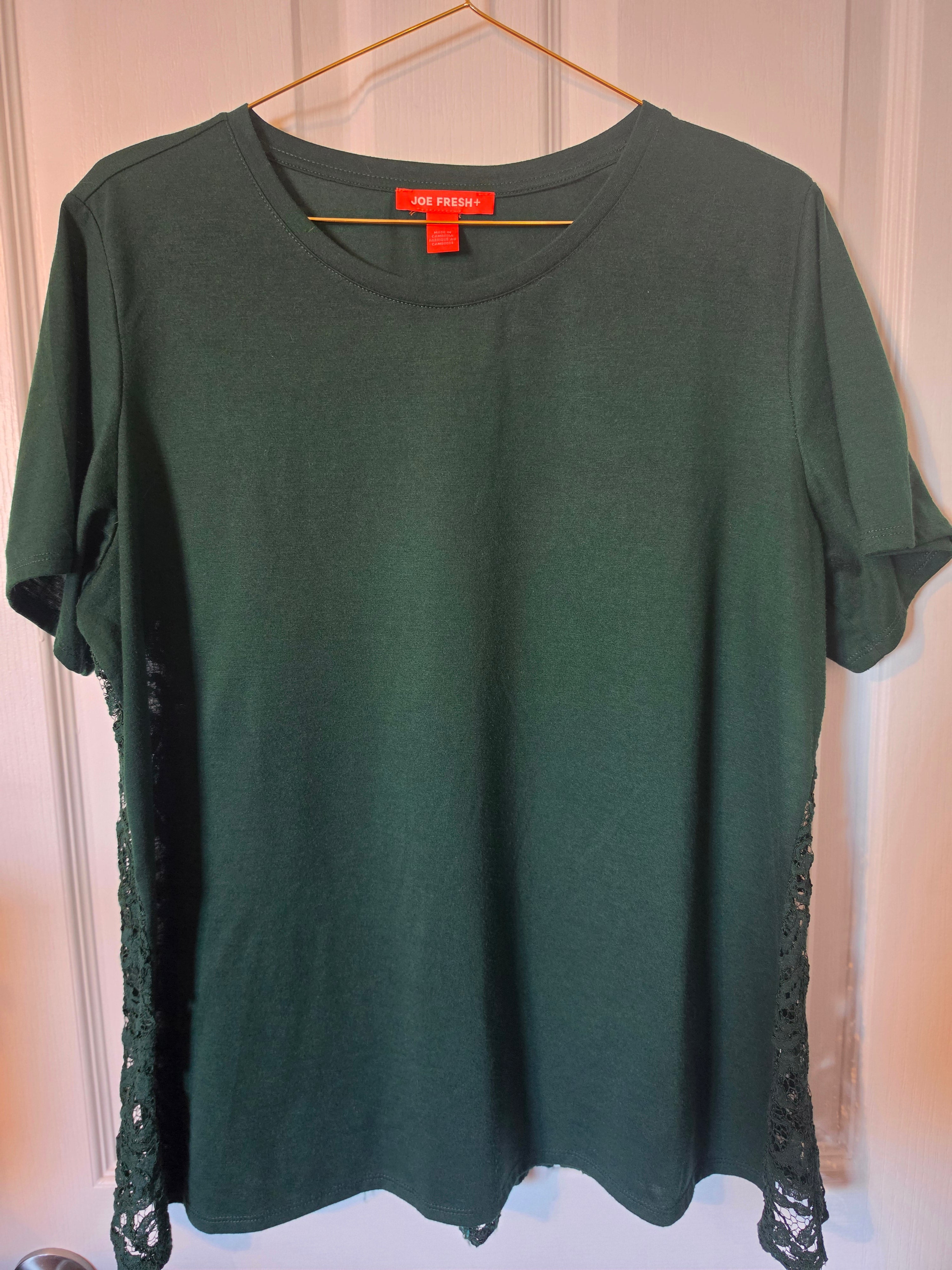 Forest Lace Detail Top