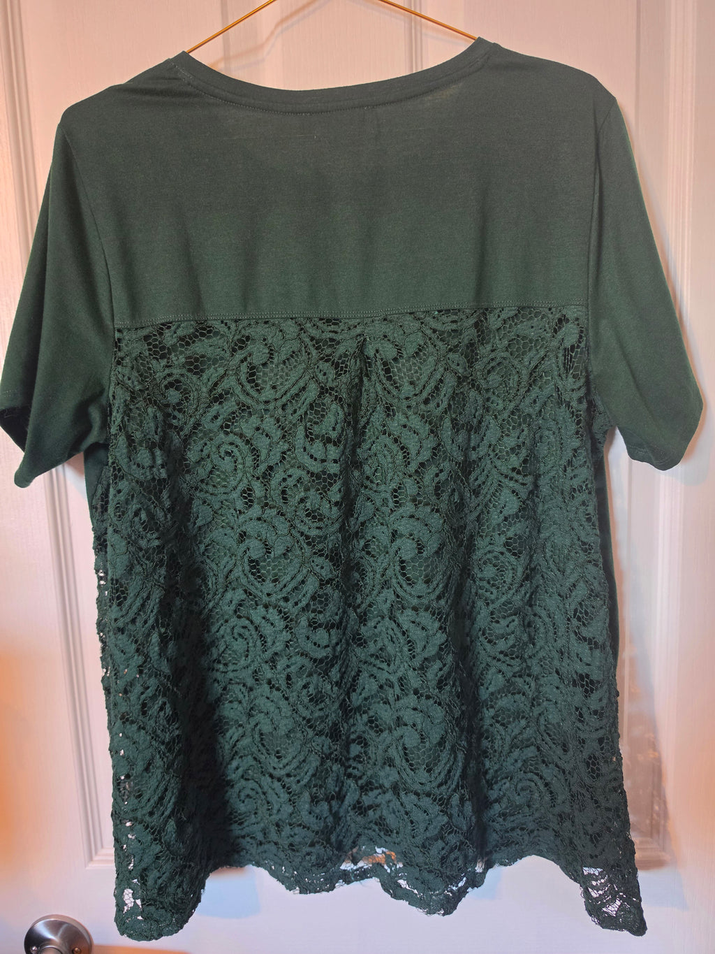 Forest Lace Detail Top