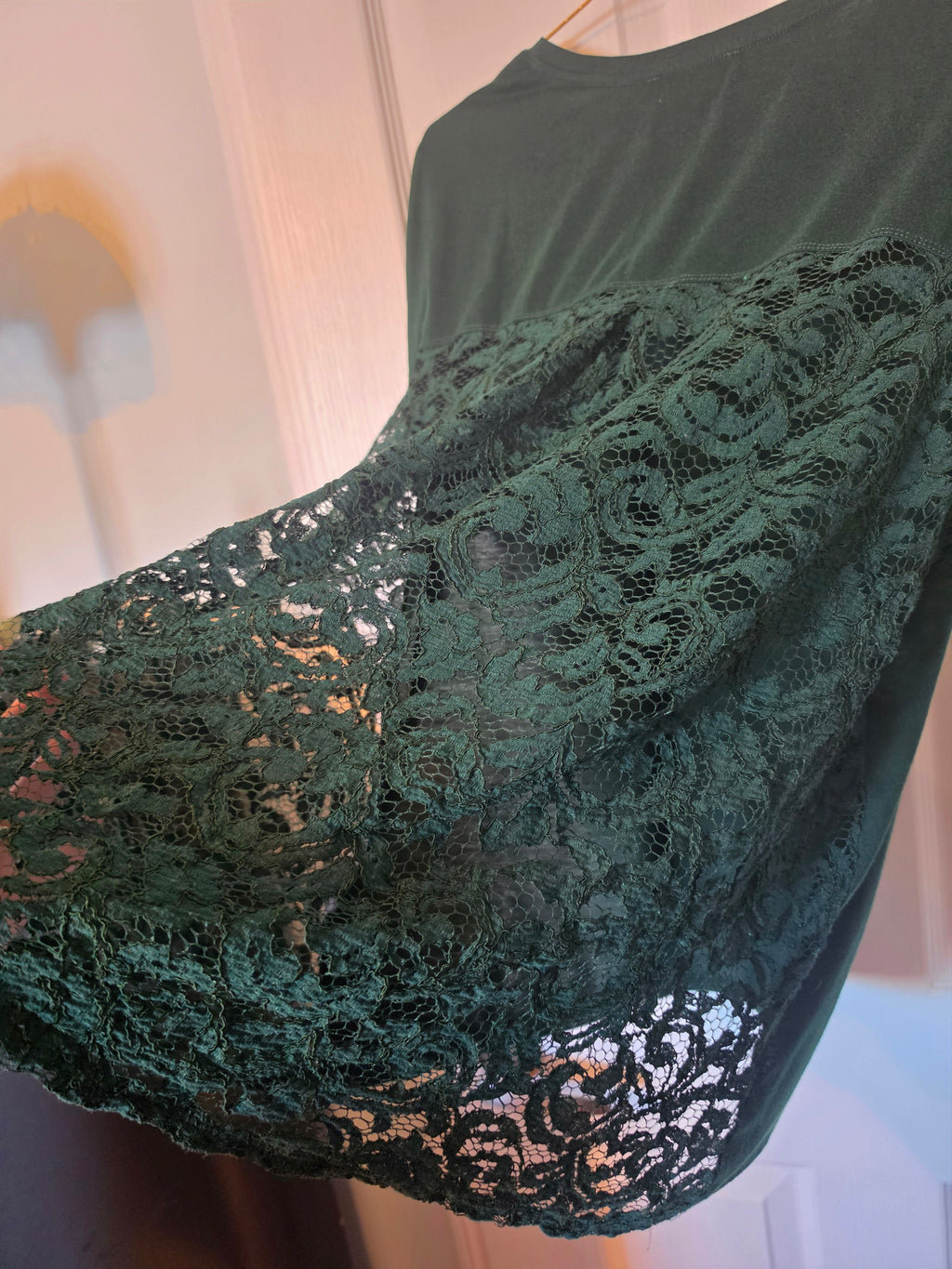 Forest Lace Detail Top