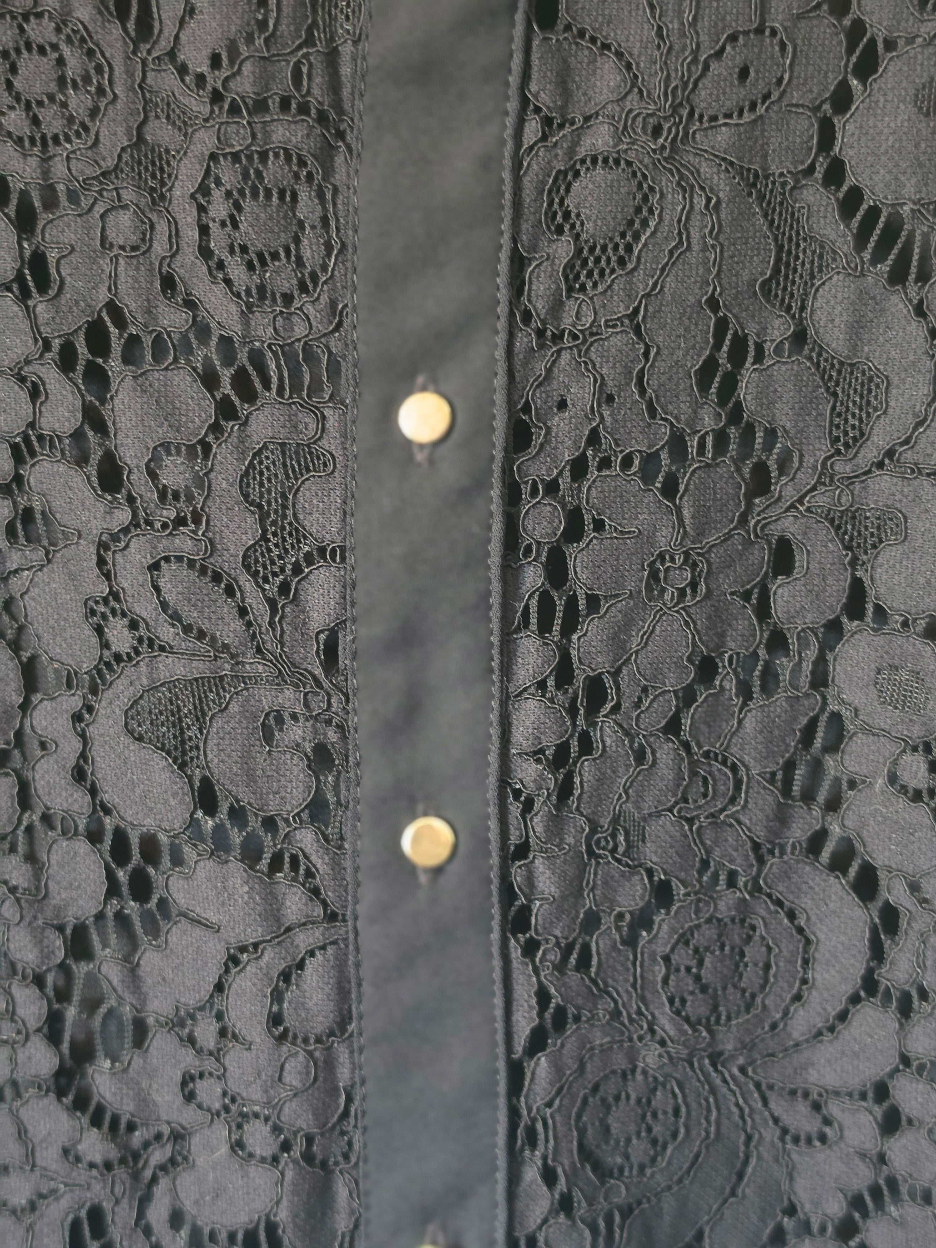 Midnight Whisper Lace Top