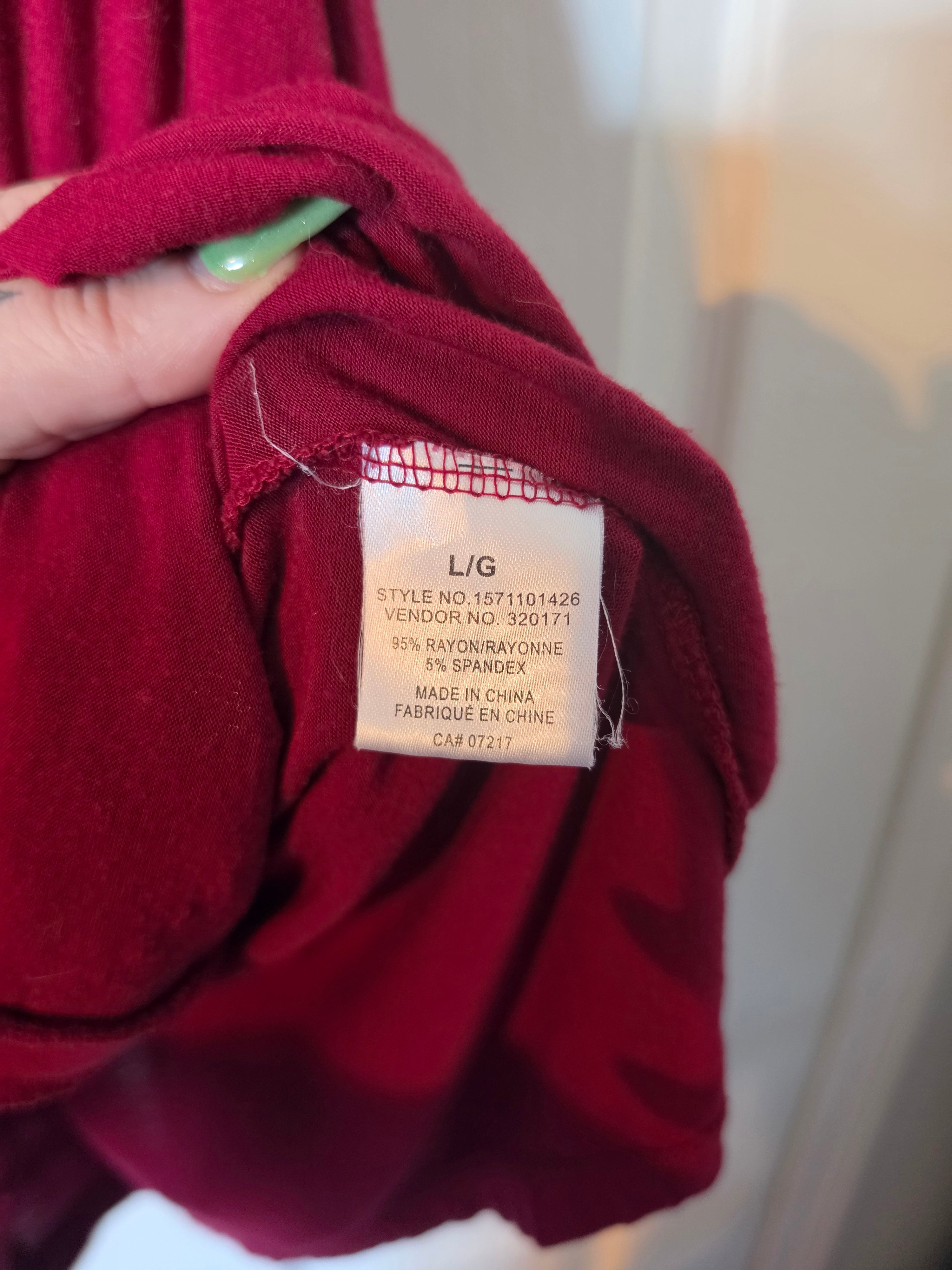 Crimson Cascade Embellished Tank