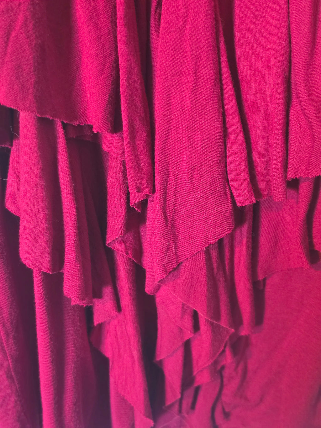 Crimson Cascade Embellished Tank