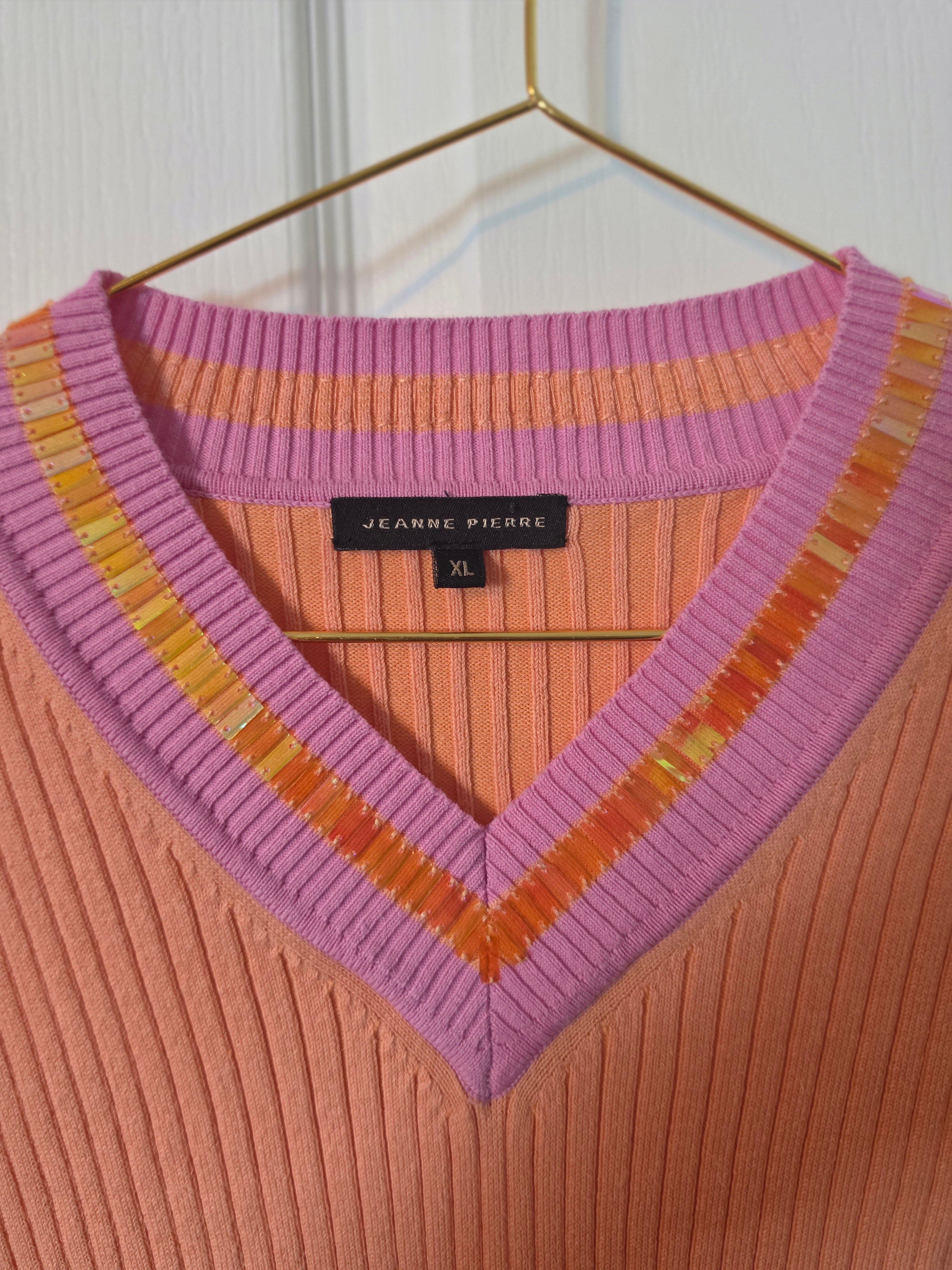 Sunset Reverie Ribbed Sweater