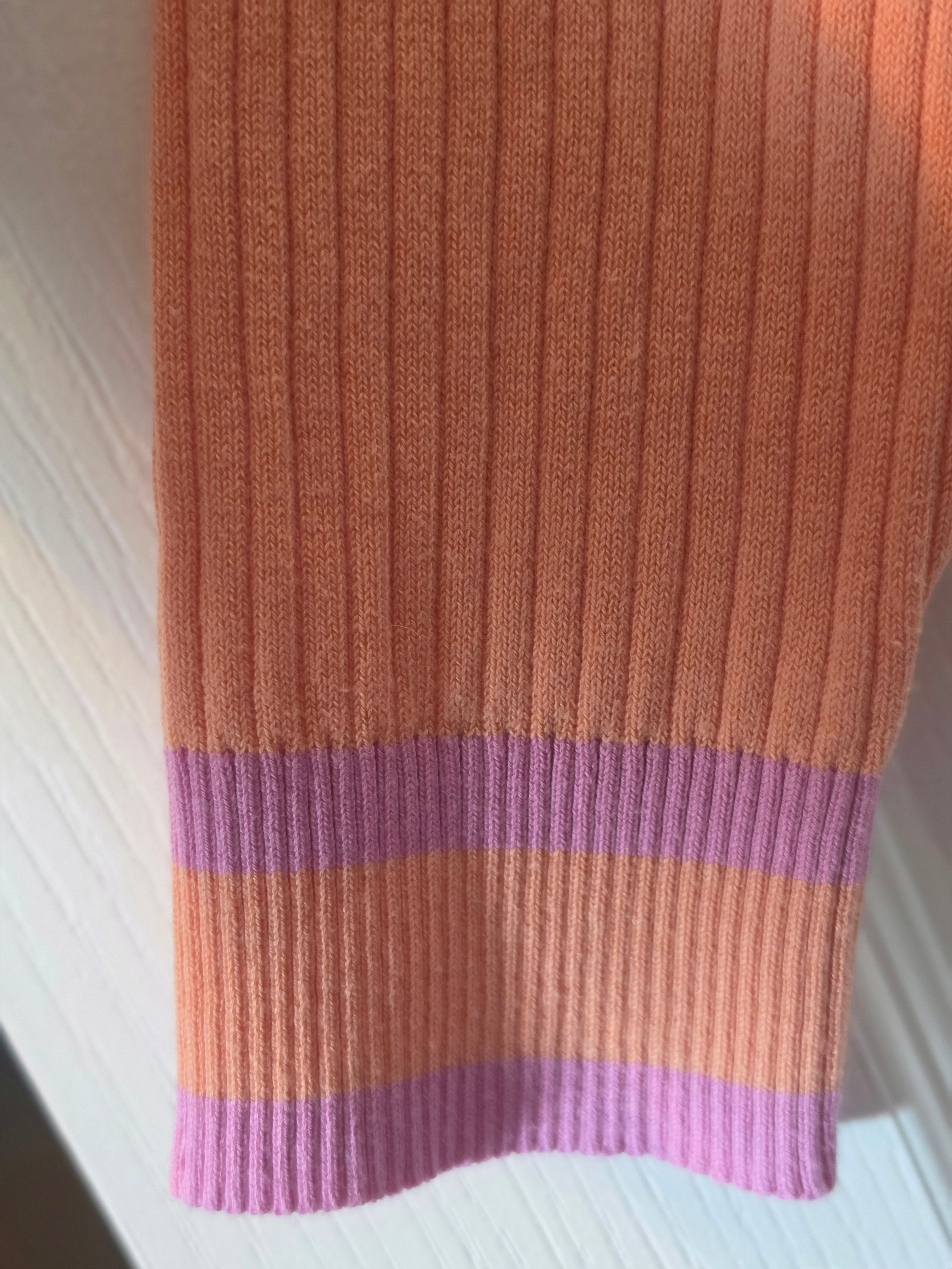 Sunset Reverie Ribbed Sweater