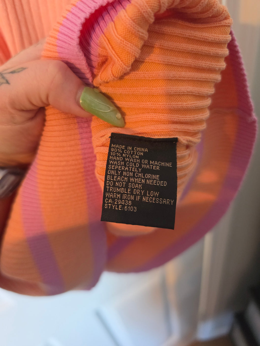 Sunset Reverie Ribbed Sweater