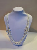 Moonlit Reverie Pearl & Seed Bead Necklace