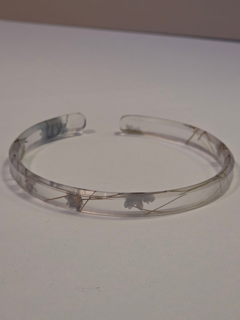 Botanical & Teal Block Resin Cuff Set