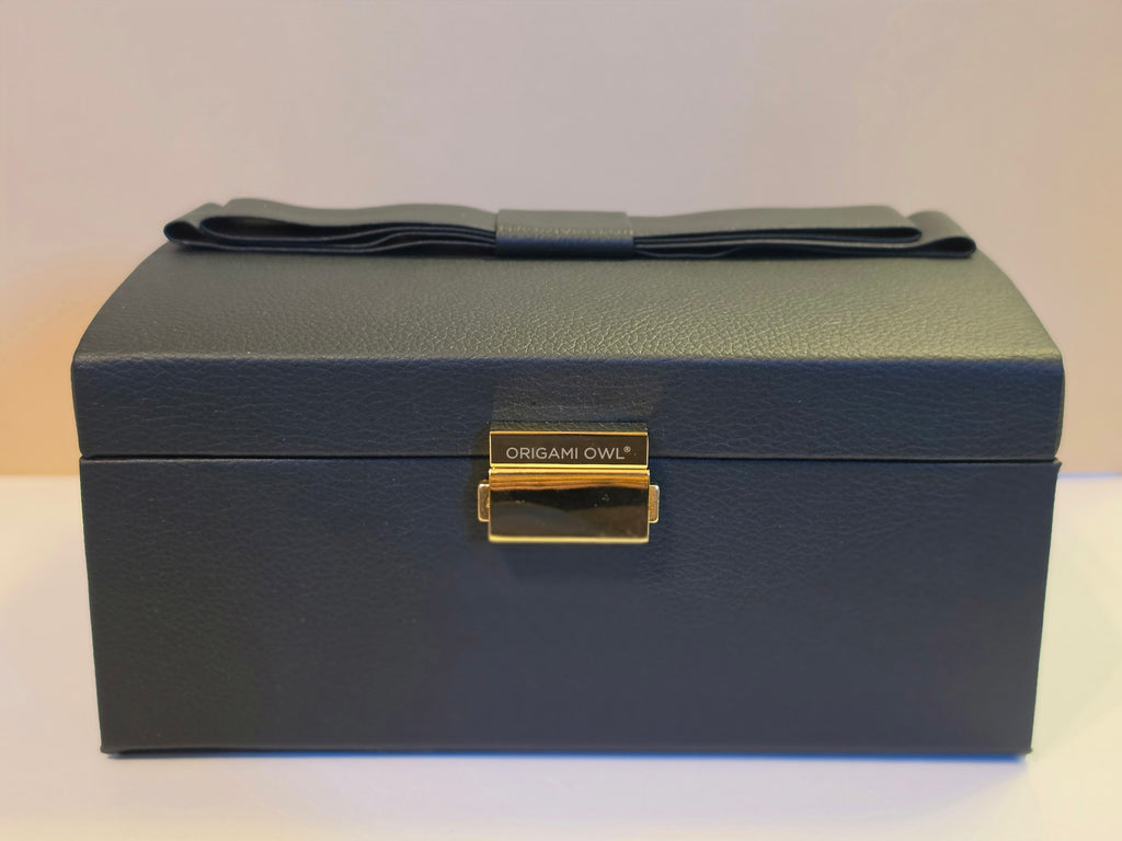 Origami Owl Noir Bow Jewellery Box