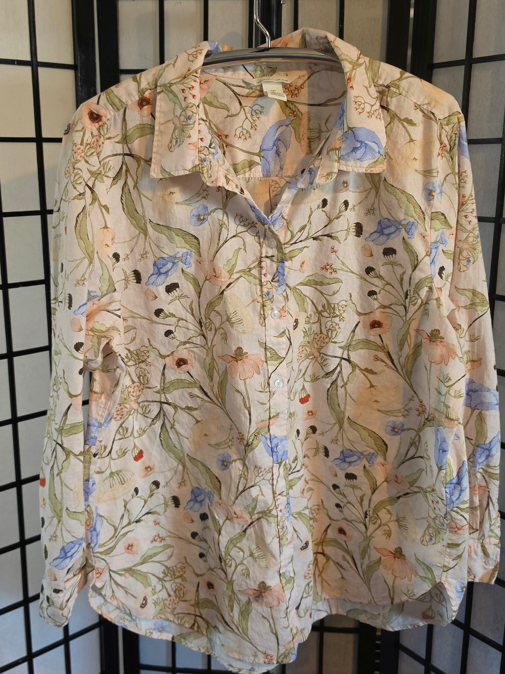 The Wildflower Hour — H&M Botanical Linen Blend Shirt