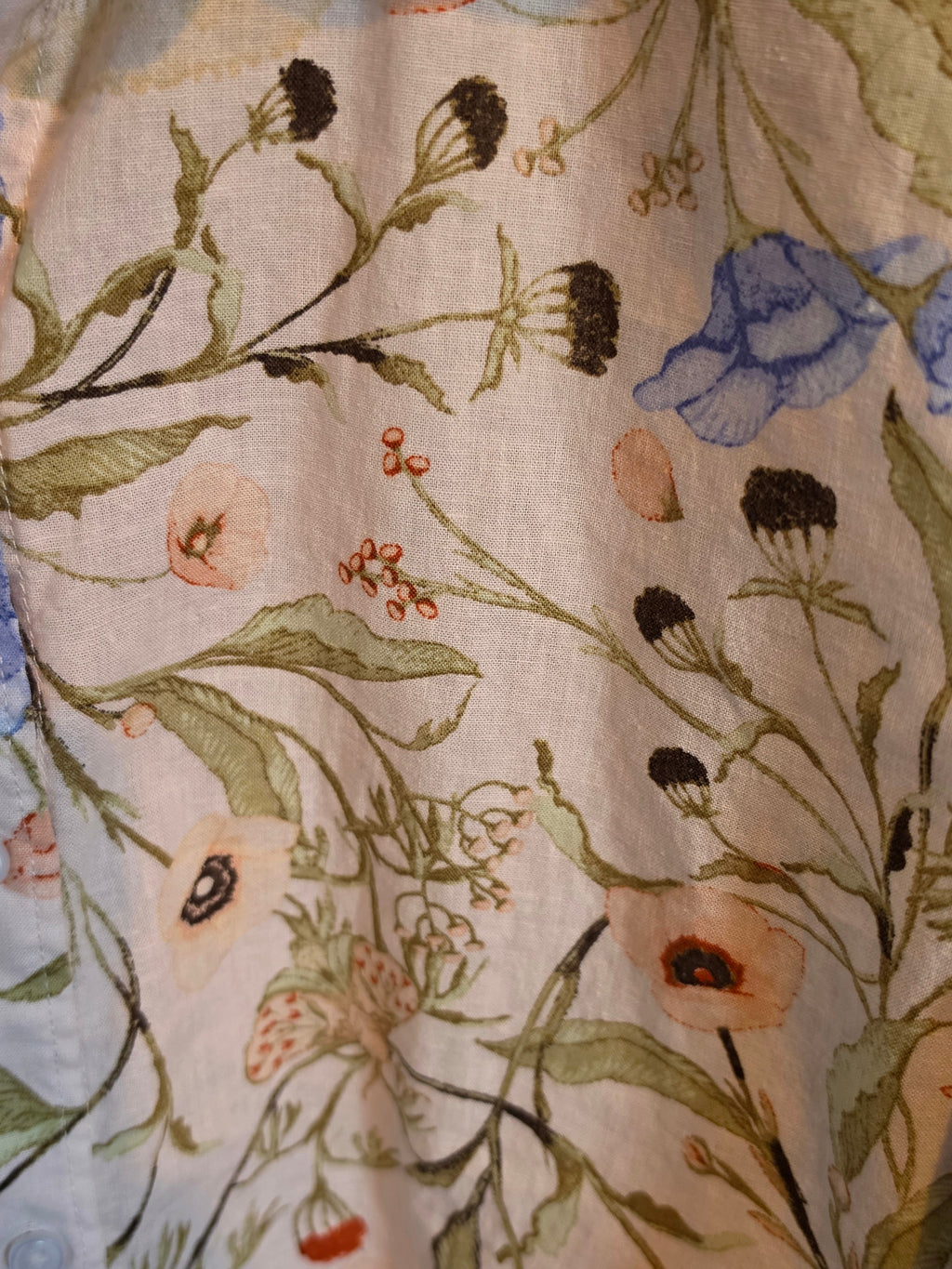 The Wildflower Hour — H&M Botanical Linen Blend Shirt
