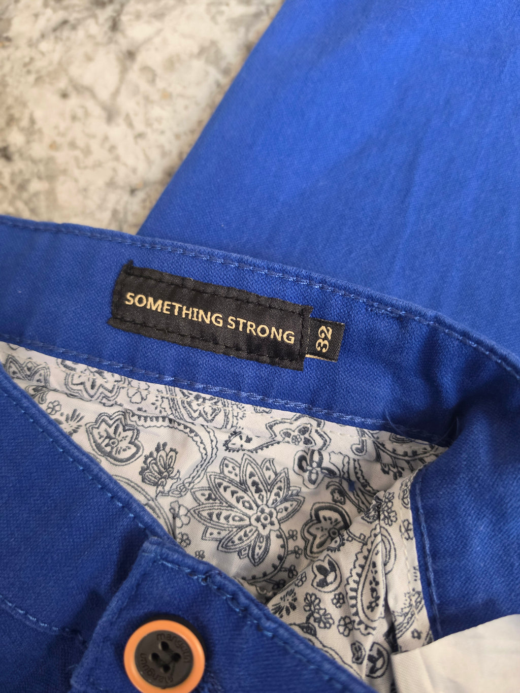 Electric Reverie — Something Strong Cobalt Chino Trouser