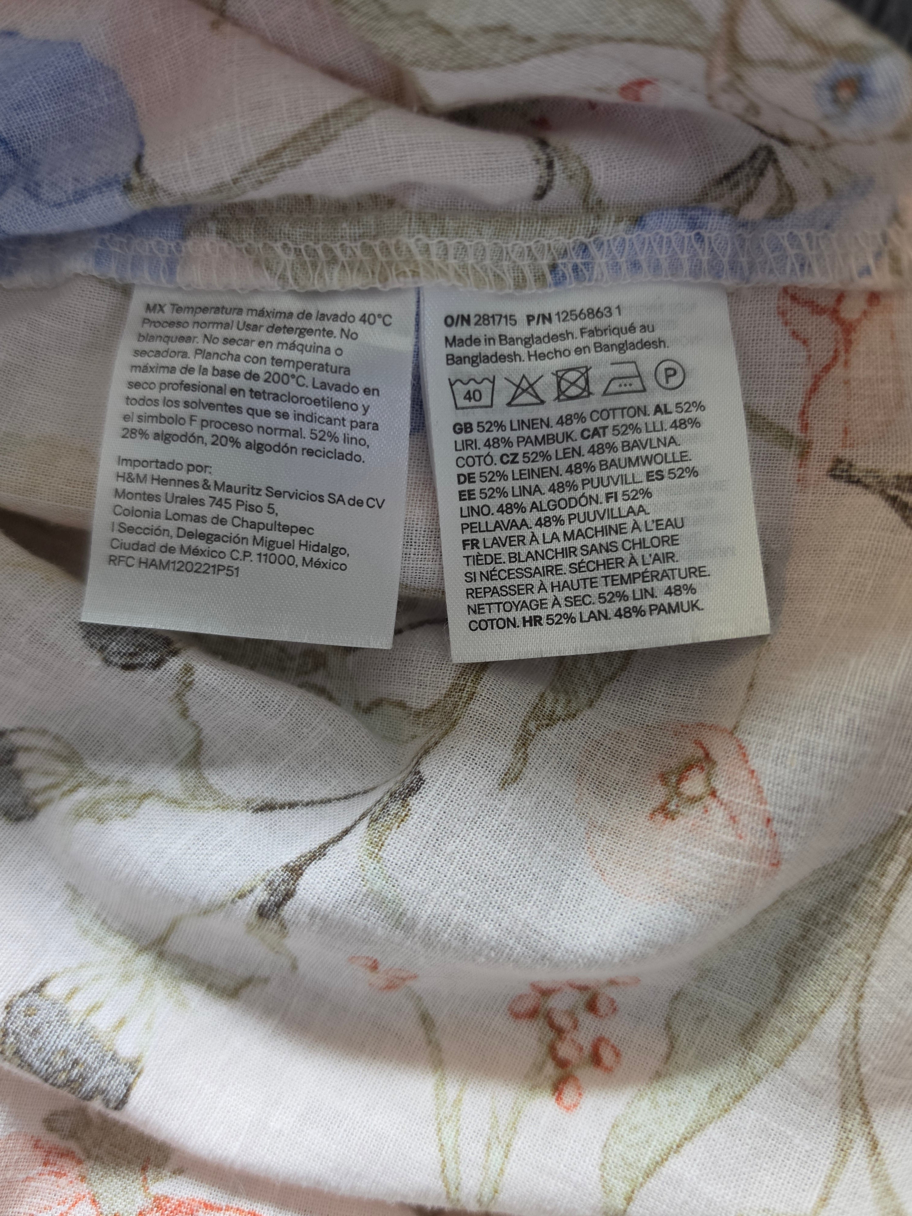 The Wildflower Hour — H&M Botanical Linen Blend Shirt