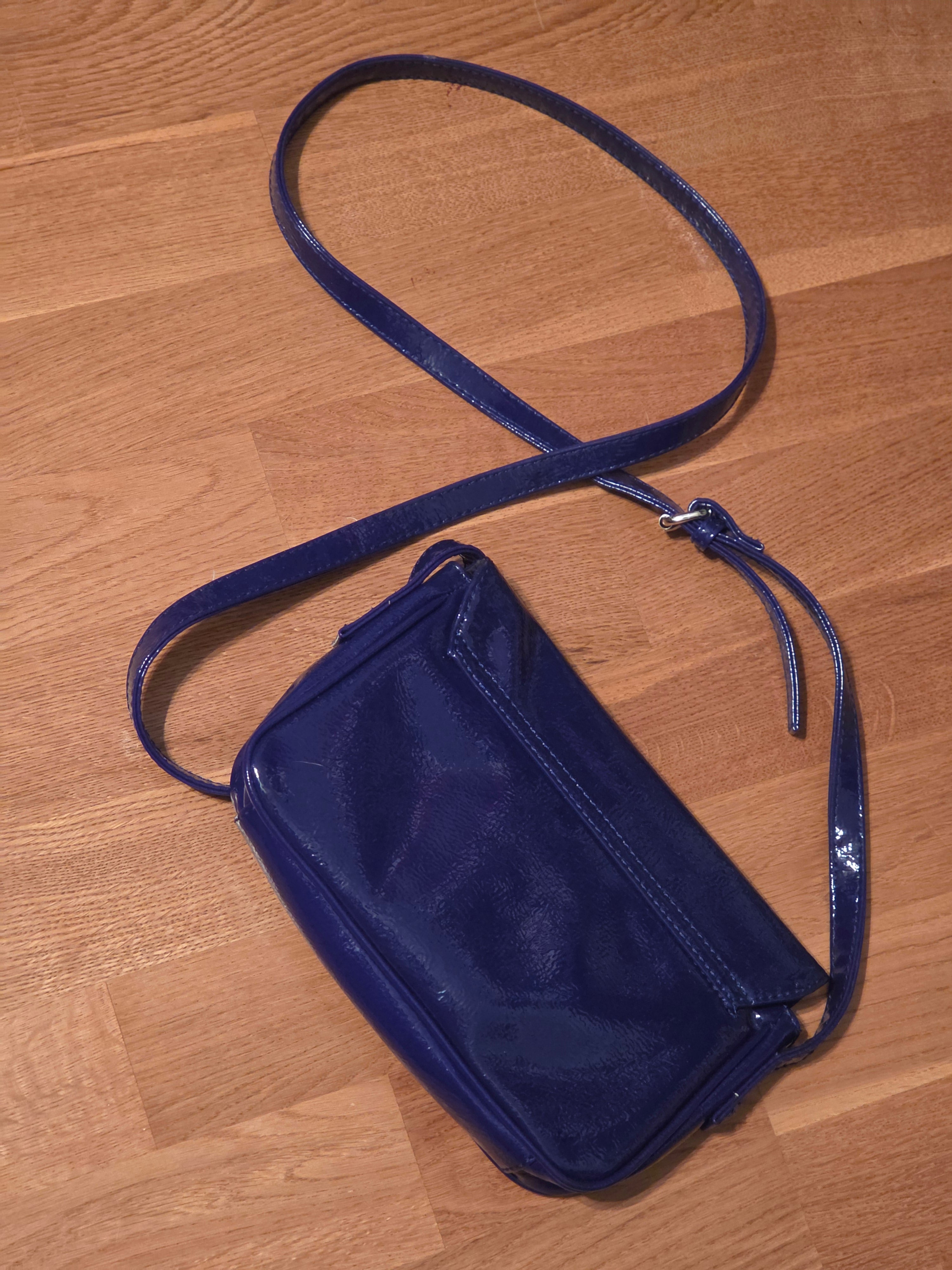 Cobalt Confession — Kenneth Cole Reaction Patent Crossbody