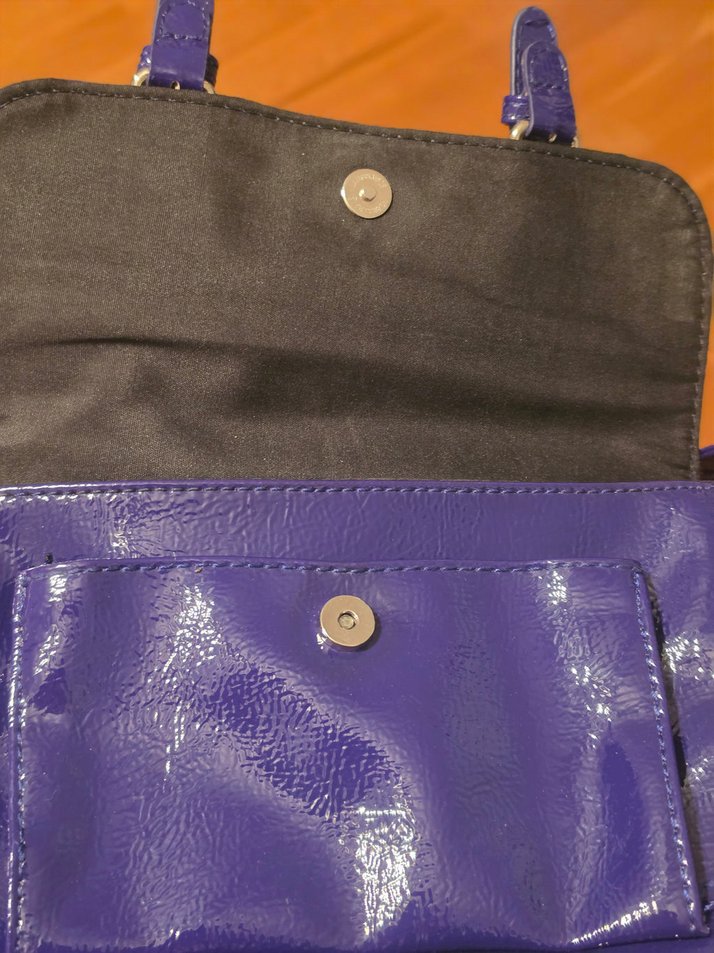 Cobalt Confession — Kenneth Cole Reaction Patent Crossbody