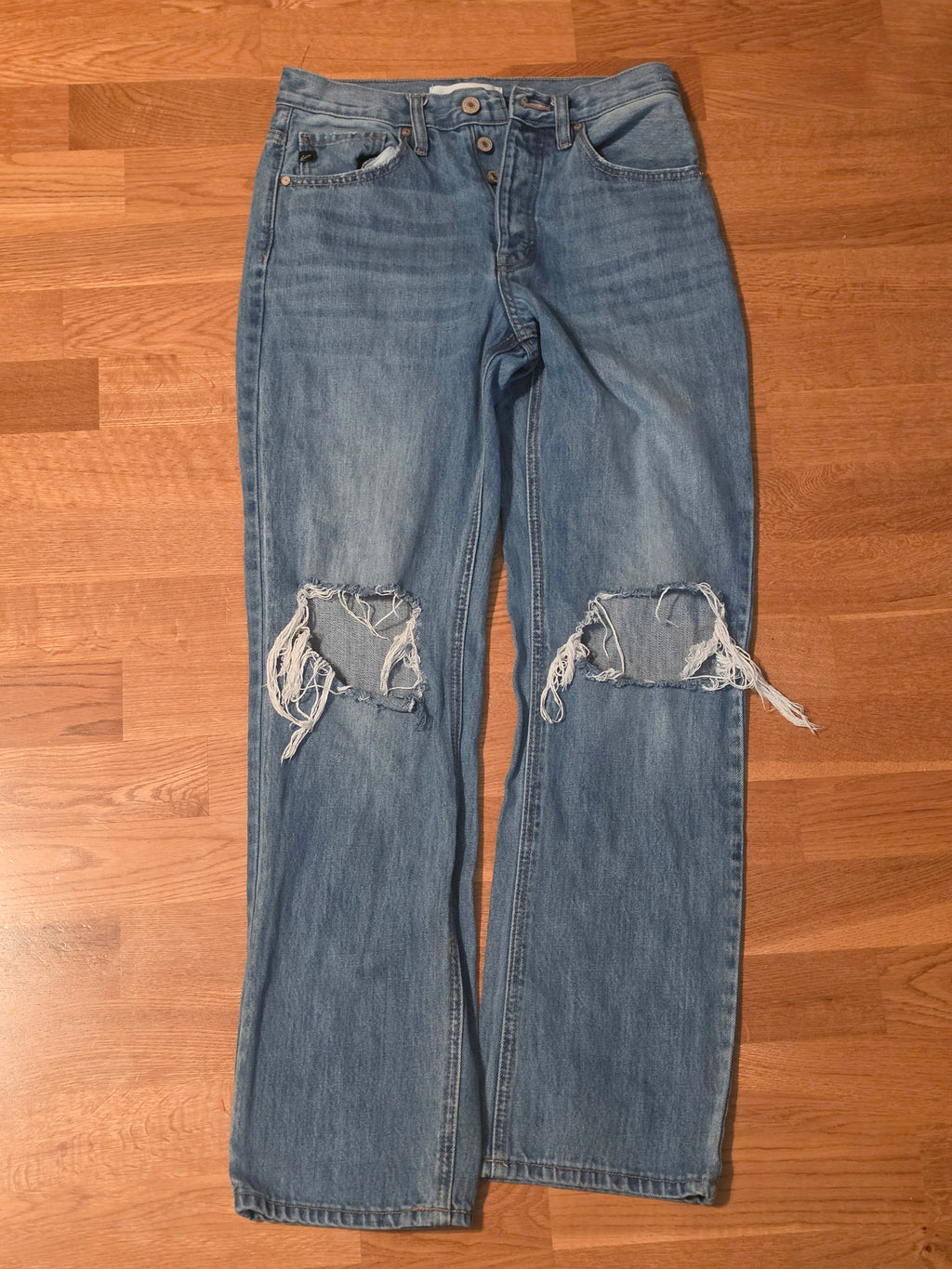 Torn Between Worlds Straight Leg Jeans