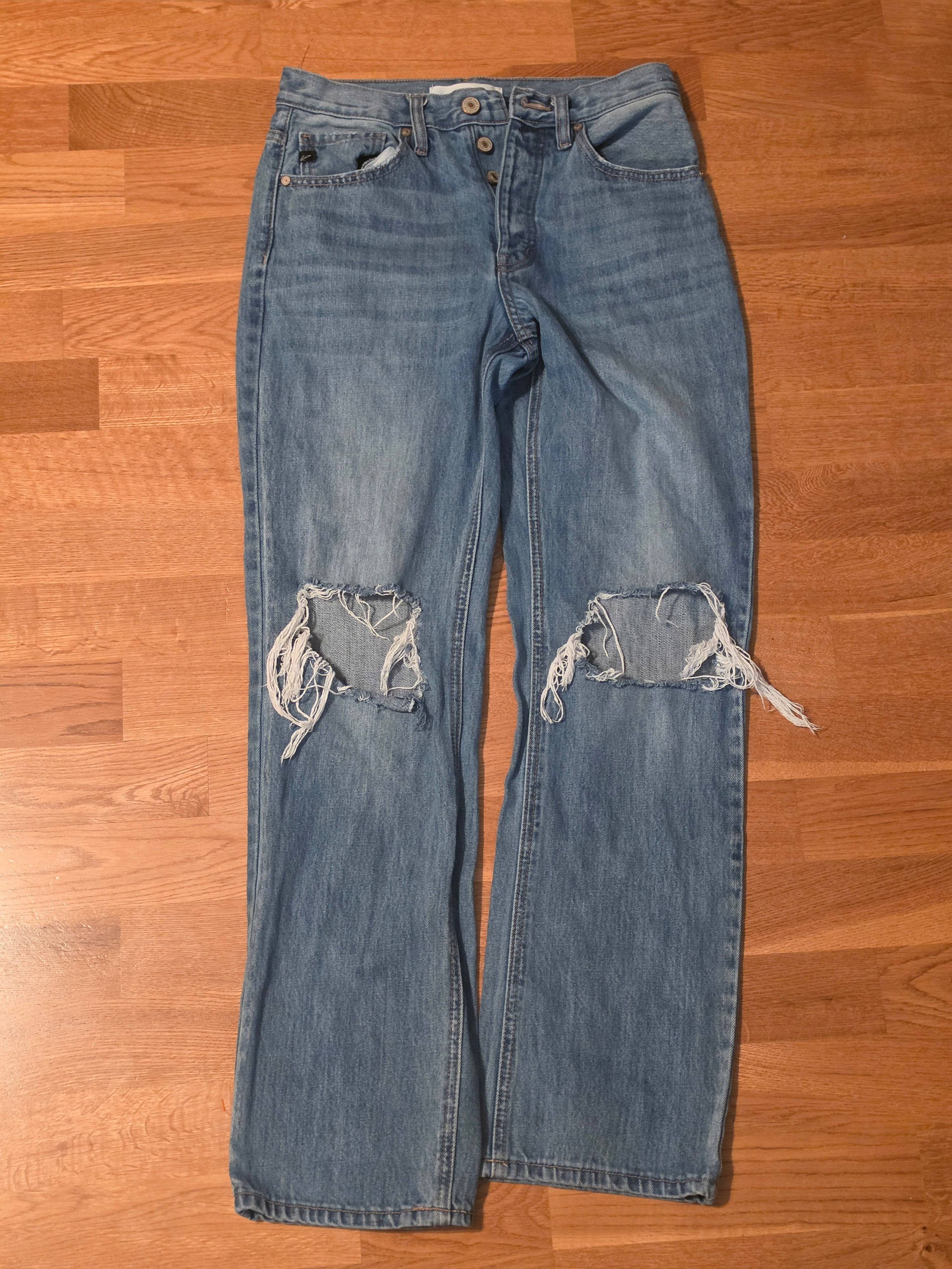 Torn Between Worlds Straight Leg Jeans