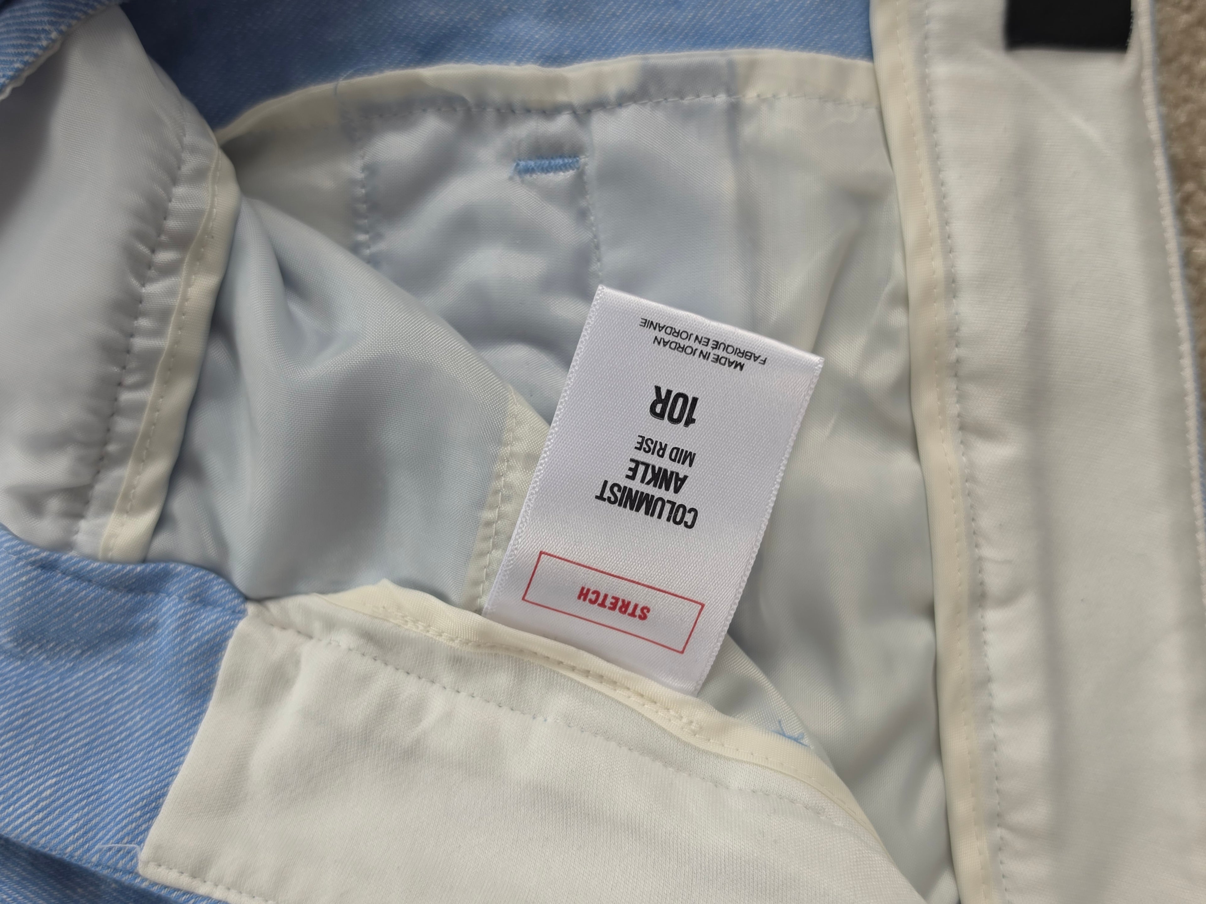 The Sky Linen — Express Slim Tapered Linen-Blend Trouser