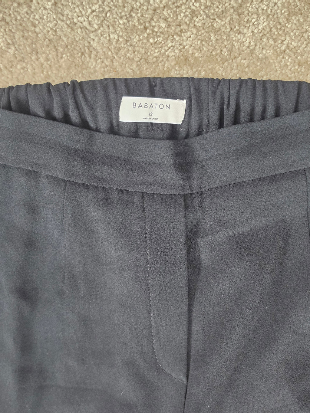 The Side Line — Babaton Cropped Side-Stripe Trouser