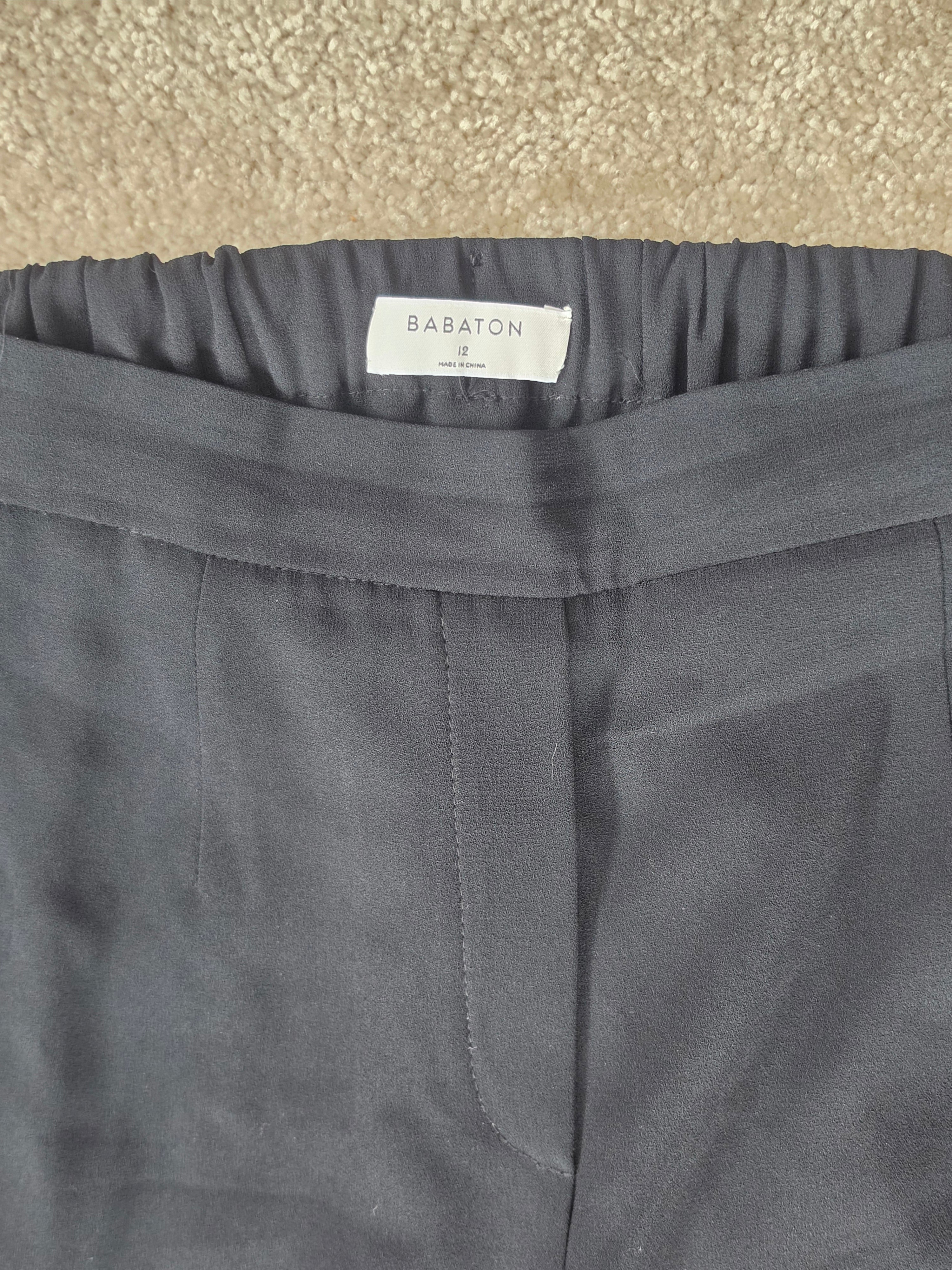 The Side Line — Babaton Cropped Side-Stripe Trouser
