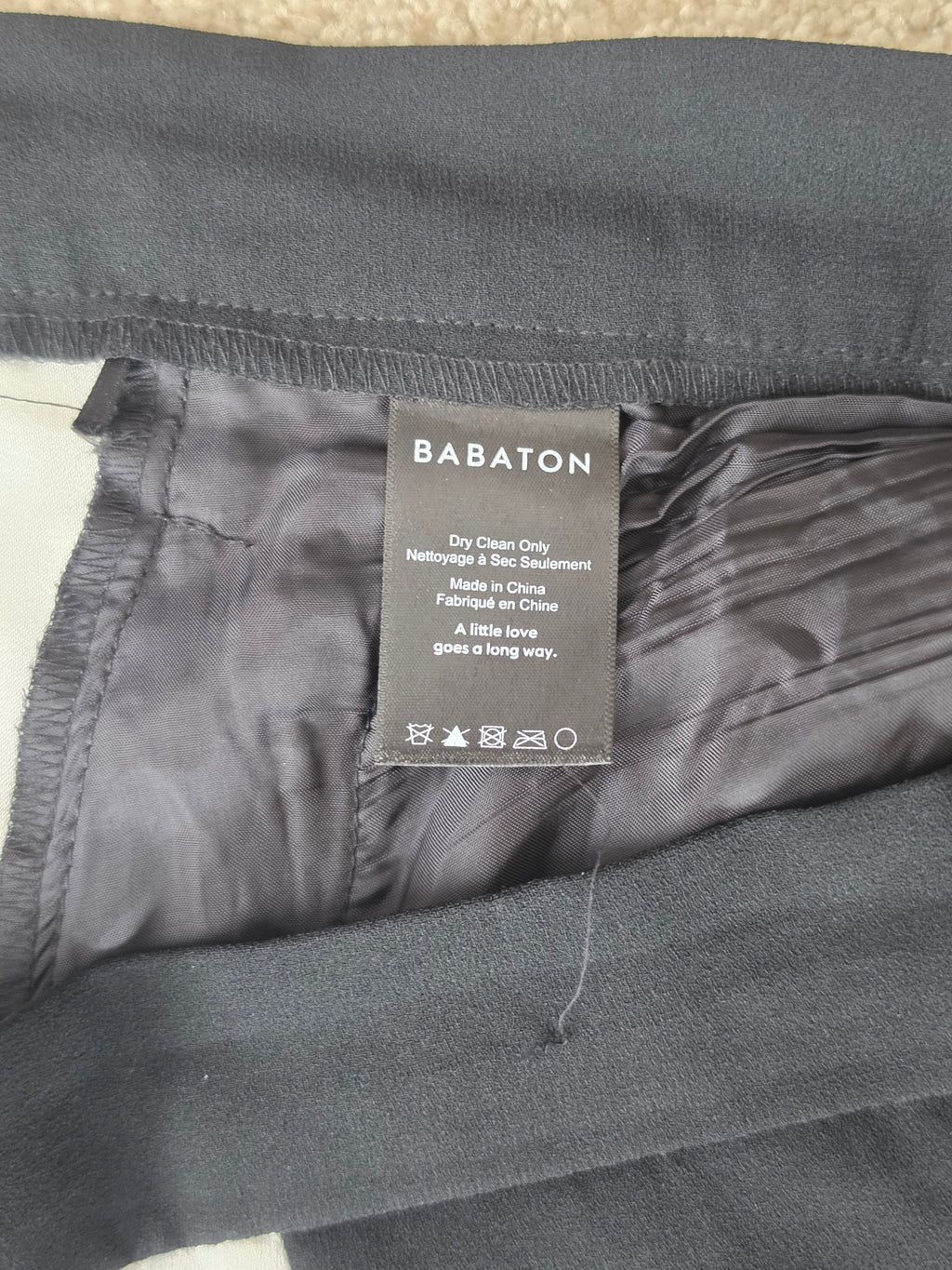 The Side Line — Babaton Cropped Side-Stripe Trouser
