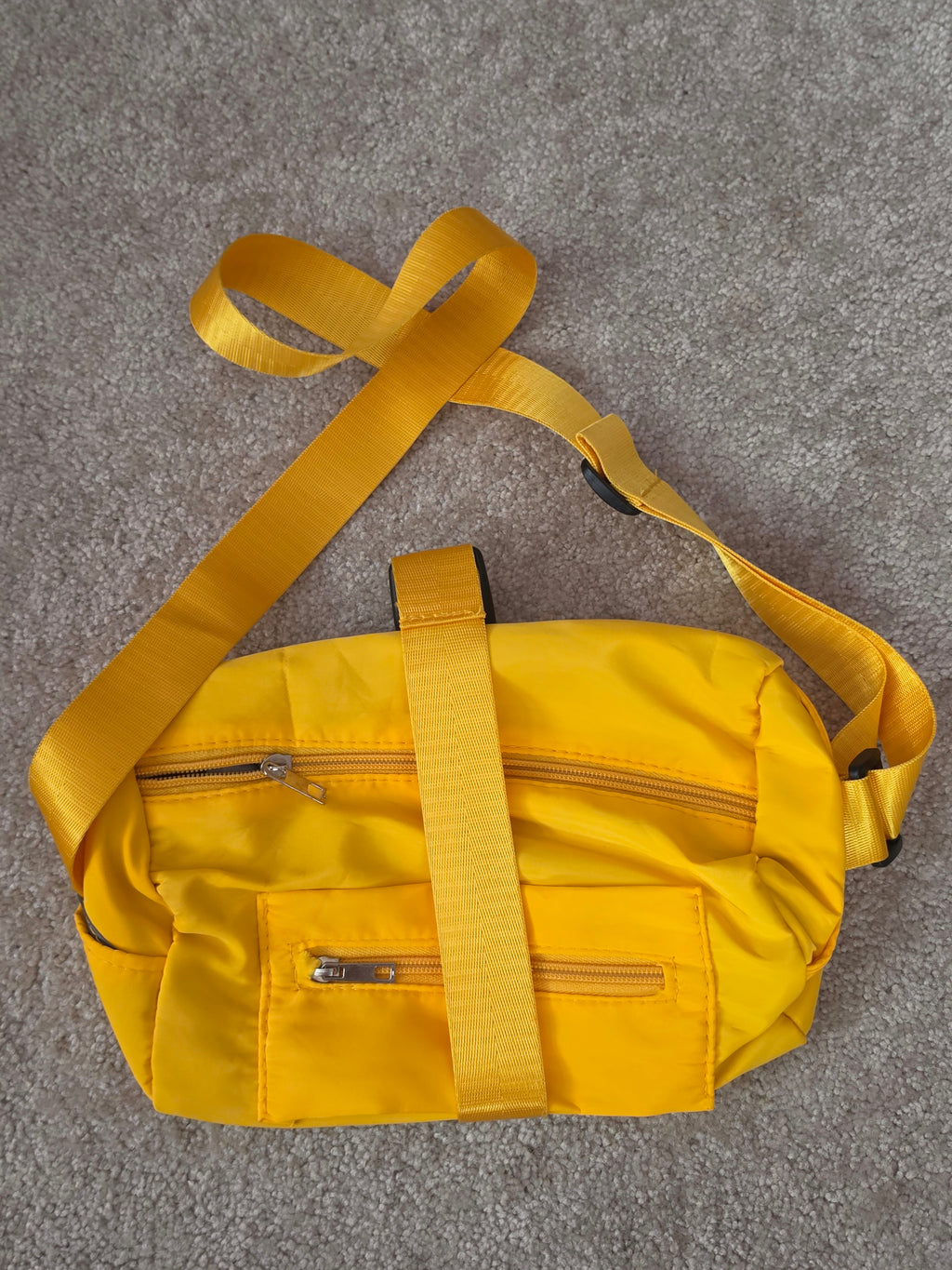 Sunshine State — Yellow Nylon Crossbody Belt Bag