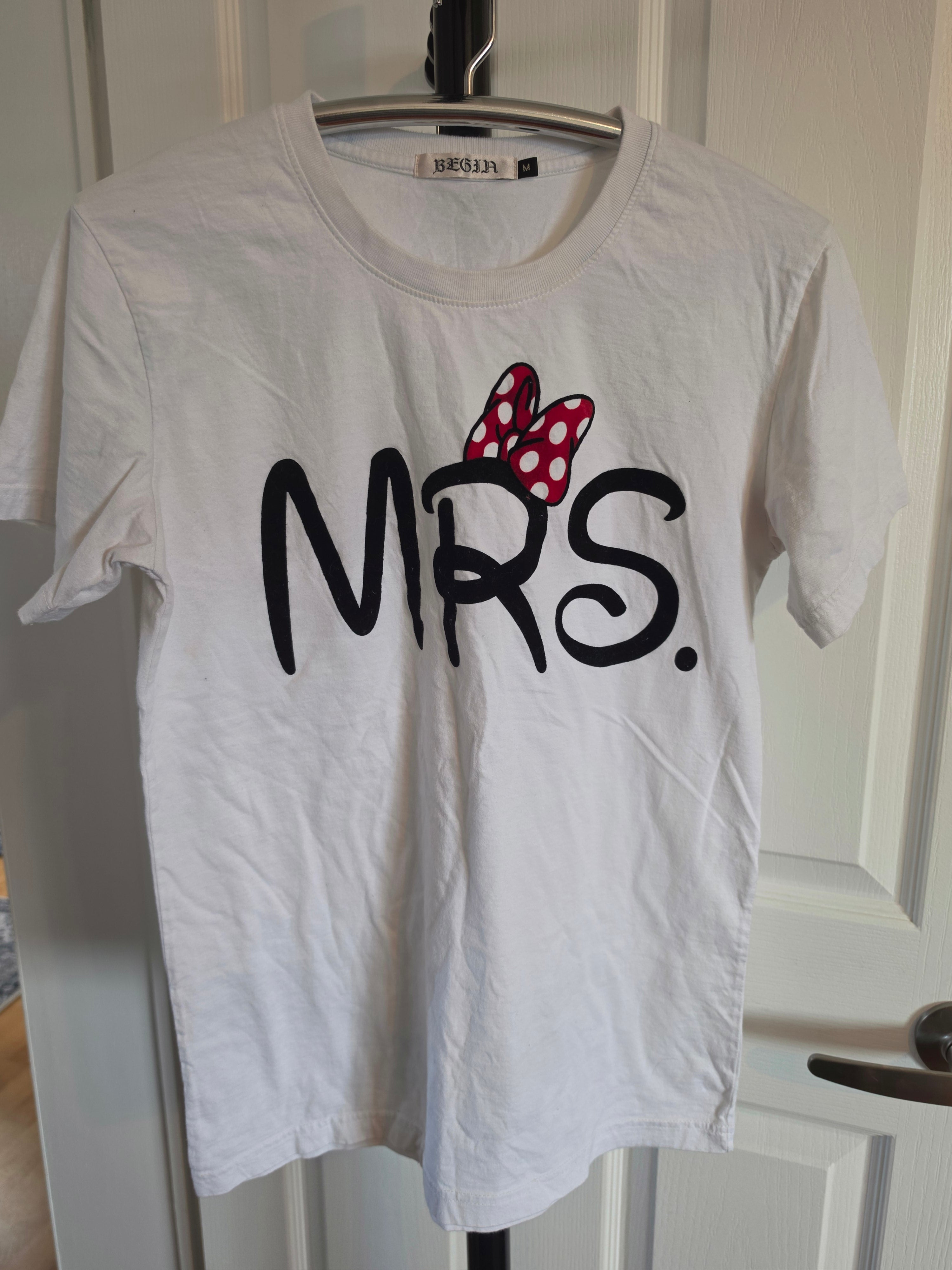 Bow Before Mrs. — BEGIN MRS. Minnie Mouse Velvet Bow Graphic Tee