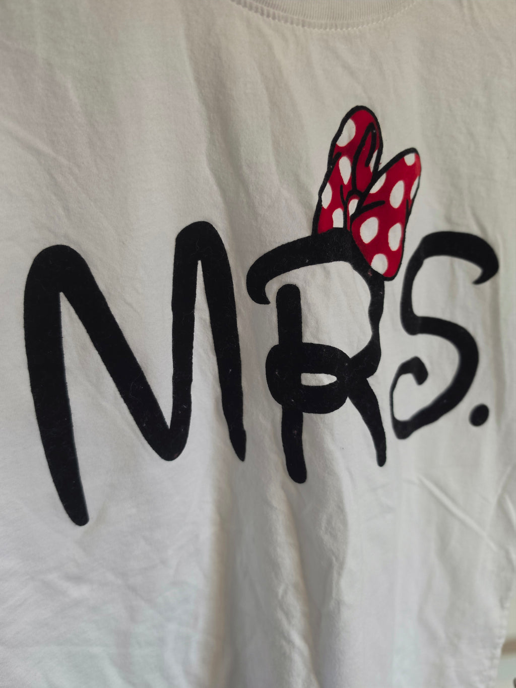 Bow Before Mrs. — BEGIN MRS. Minnie Mouse Velvet Bow Graphic Tee