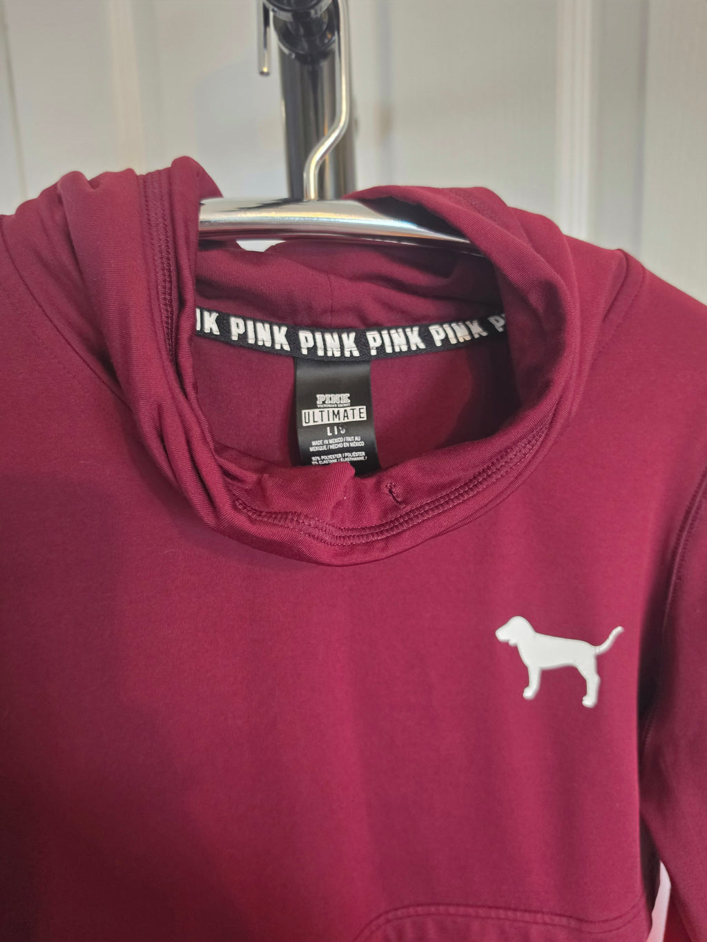 Wine & Fire — Victoria's Secret PINK Colour-Block Pullover