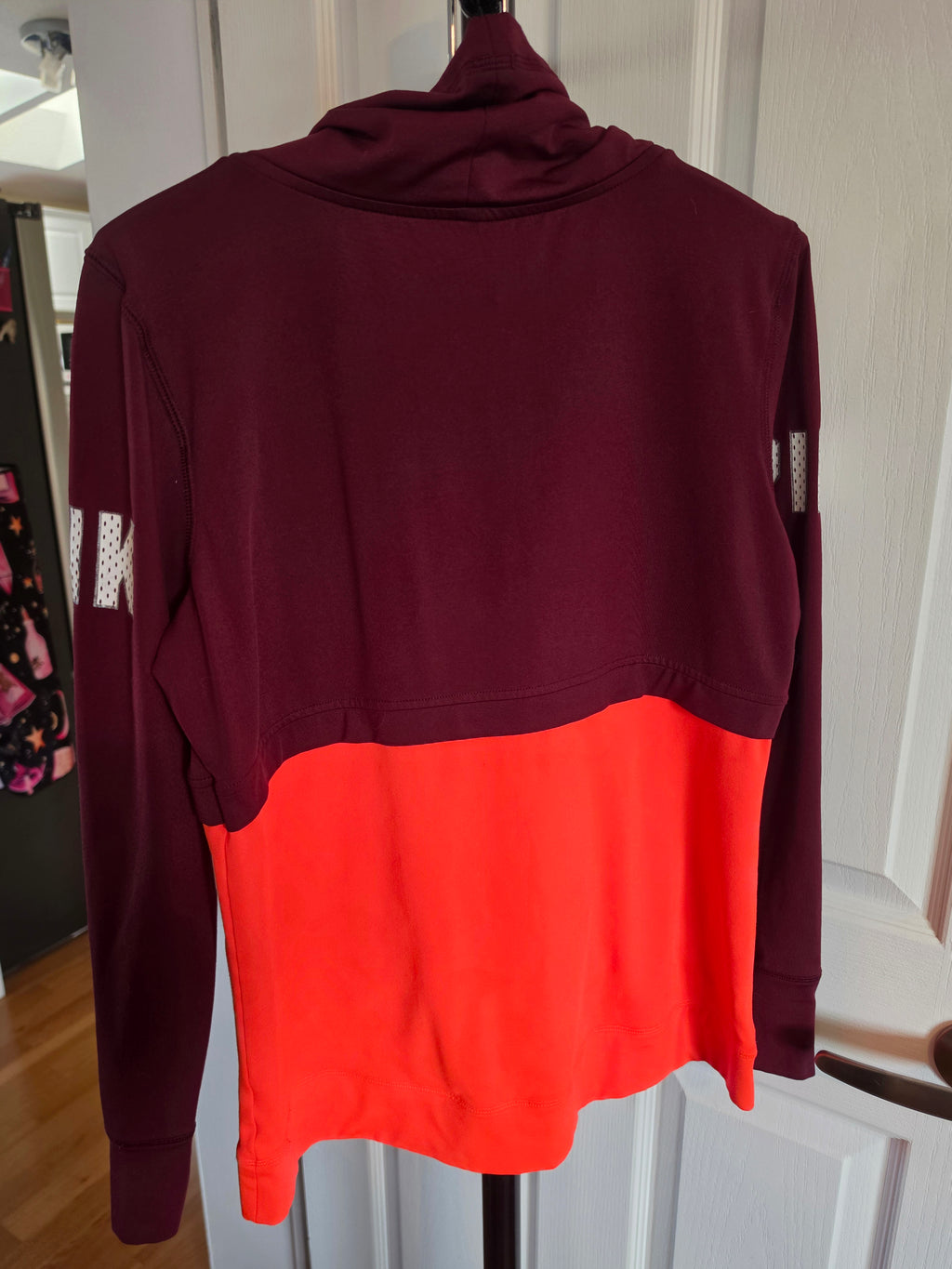 Wine & Fire — Victoria's Secret PINK Colour-Block Pullover