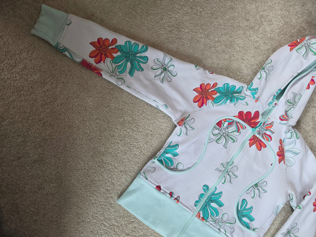 Bloom & Zip — Lululemon Floral Full Zip Hoodie