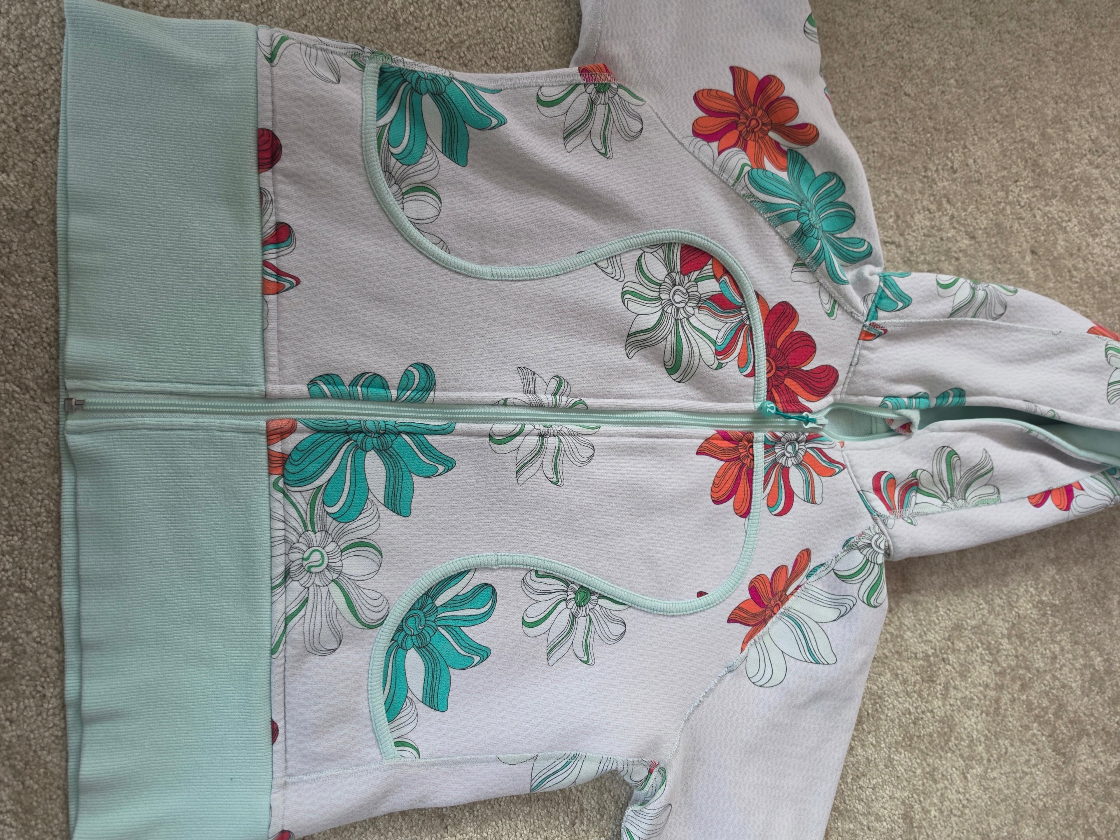 Bloom & Zip — Lululemon Floral Full Zip Hoodie