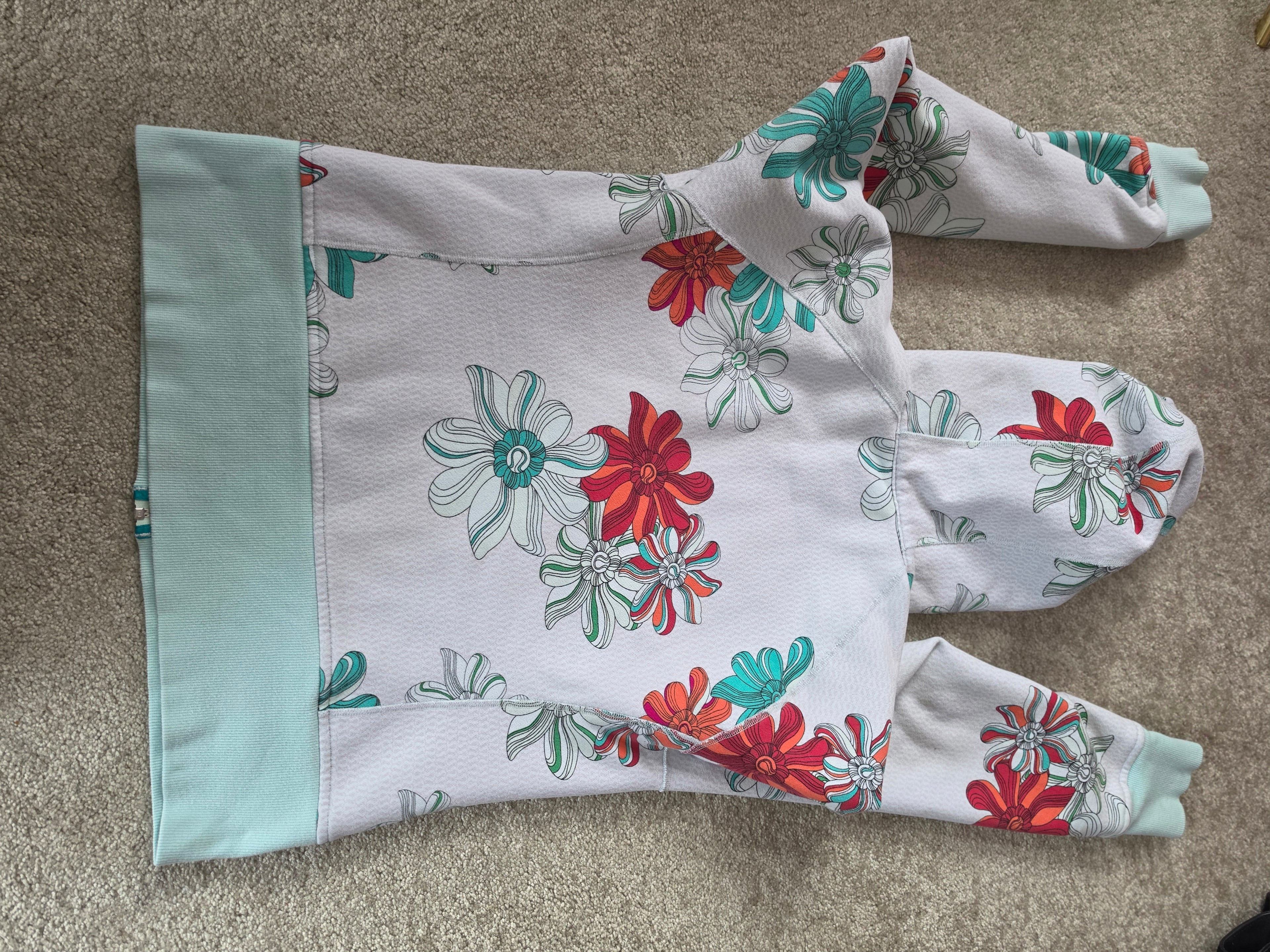 Bloom & Zip — Lululemon Floral Full Zip Hoodie